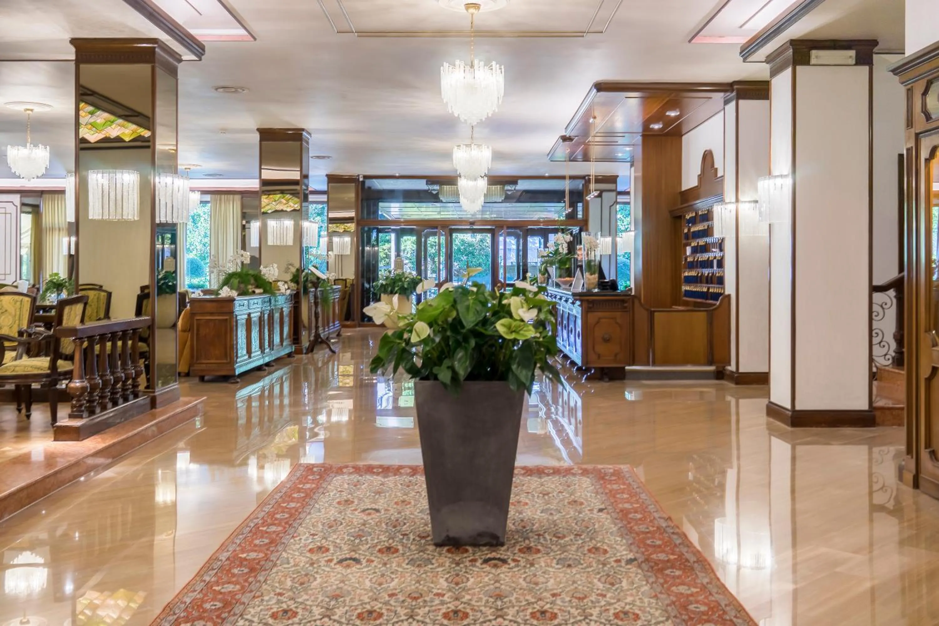 Lobby or reception in Hotel President Terme
