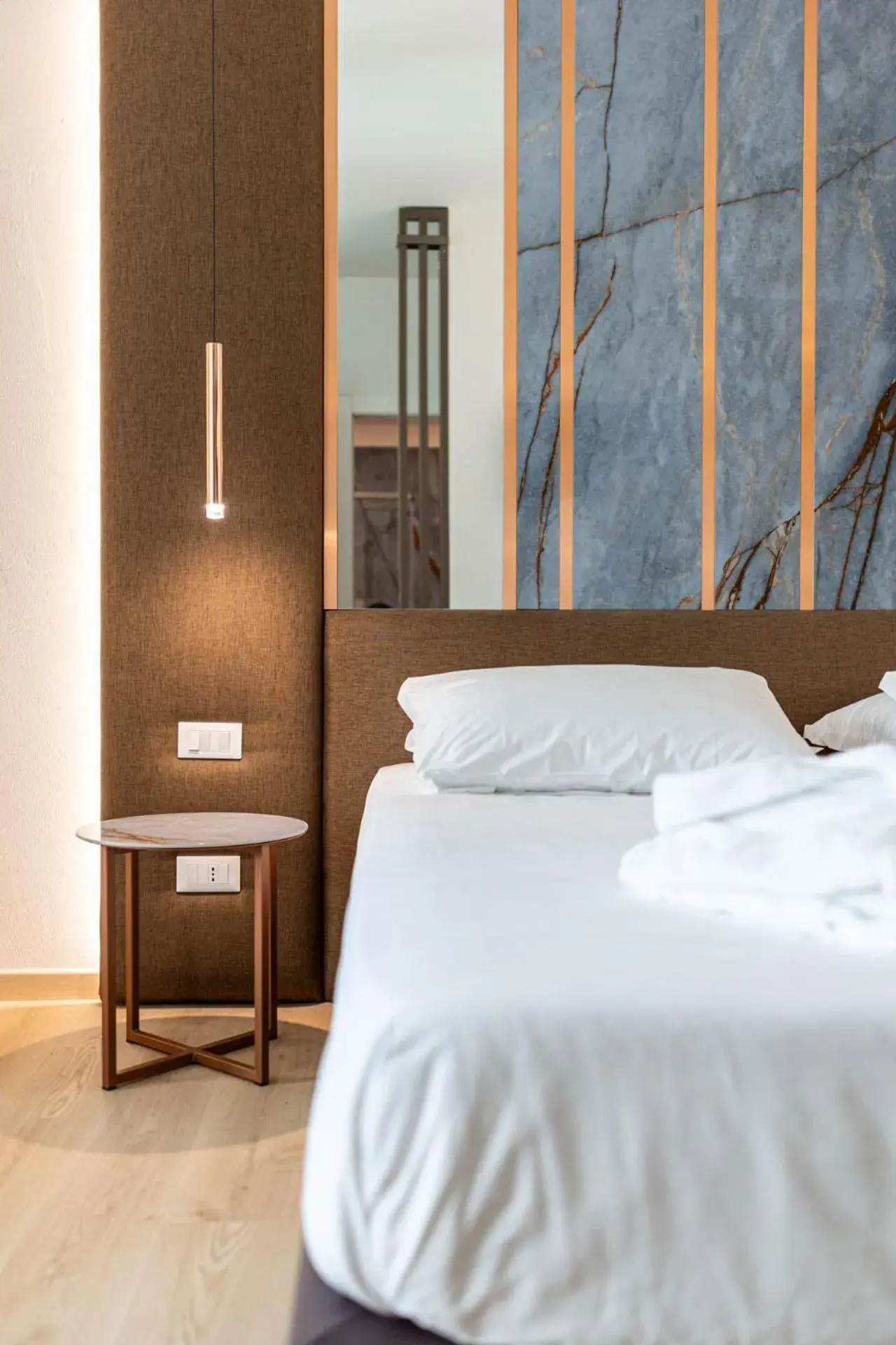 Bedroom, Bed in Hotel Terme Milano Bedroom, Bed in Hotel Terme Milano