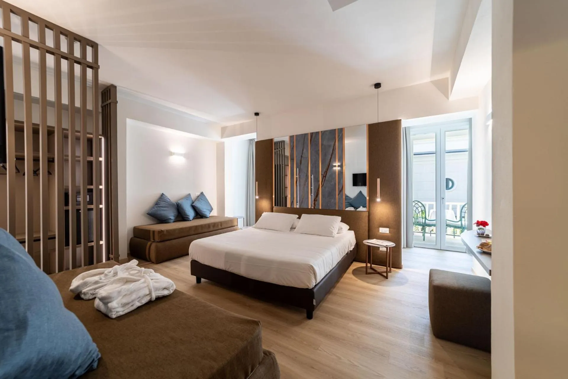 Bedroom, Bed in Hotel Terme Milano