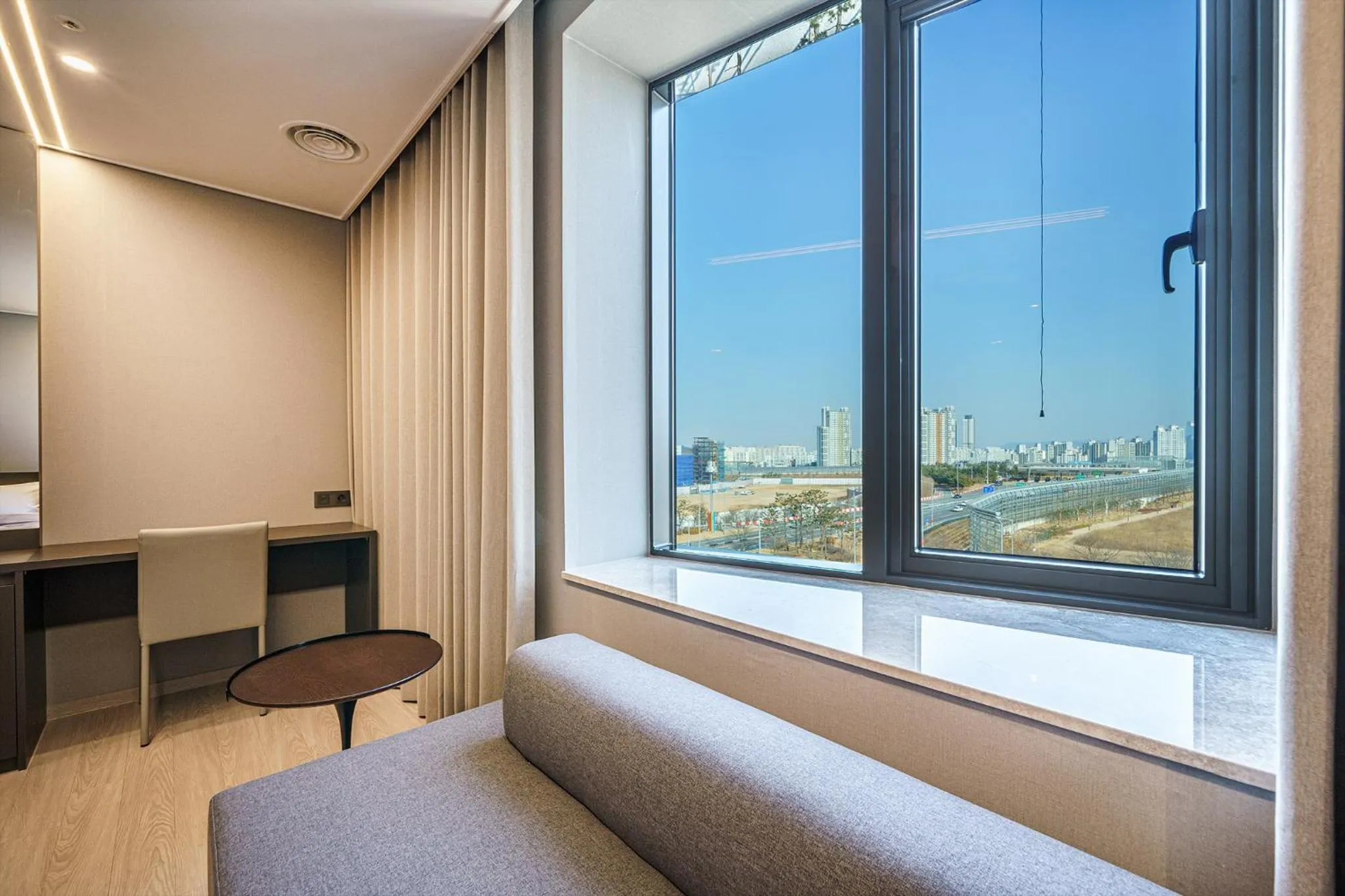 Seating area in Act Hotel