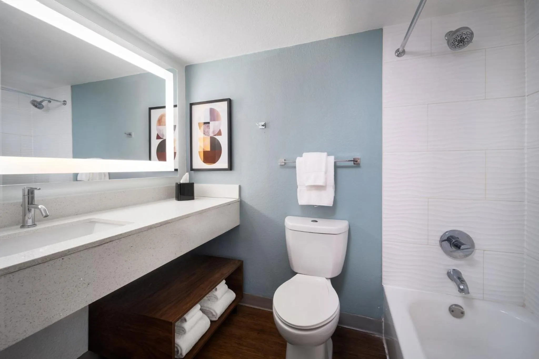 Bathroom in voco College Station Aggieland by IHG