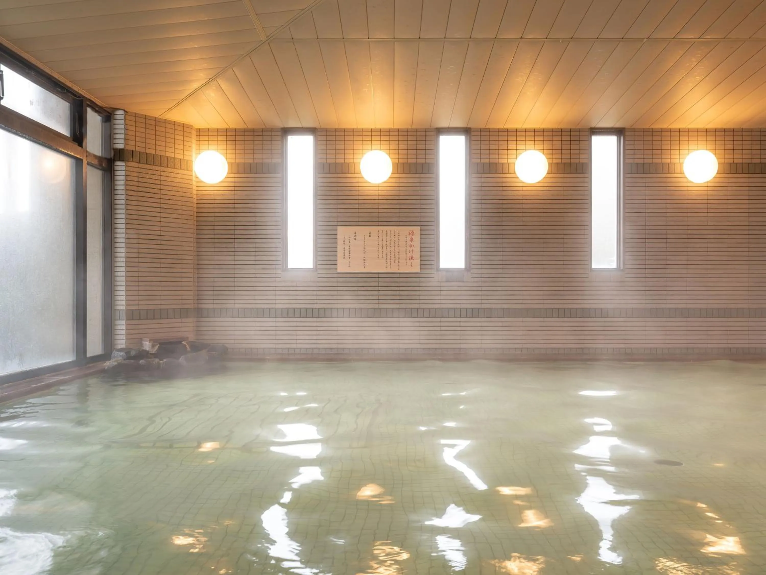 Hot Spring Bath in Atagawa Ocean Resort