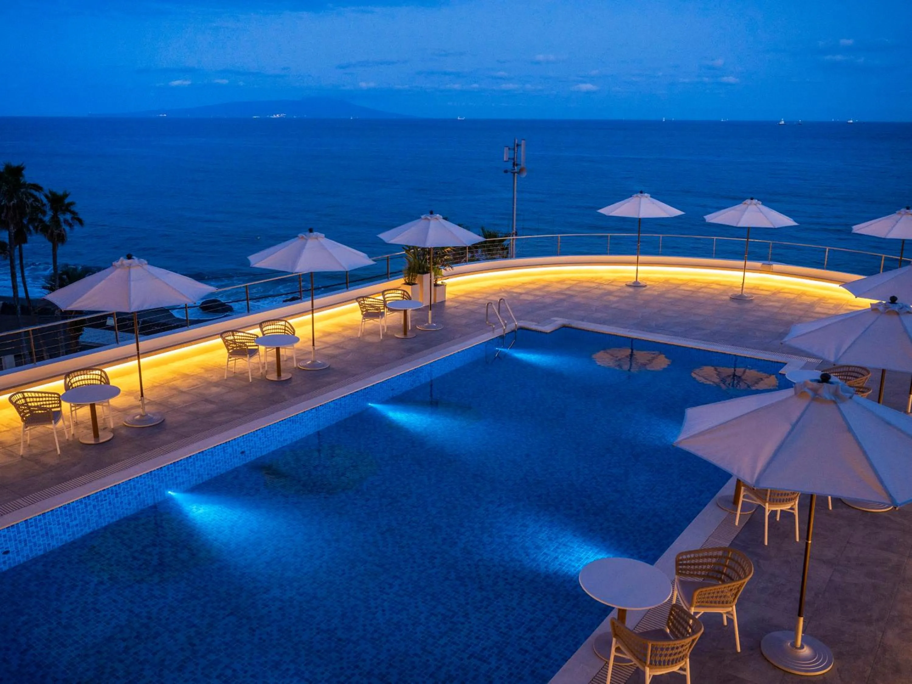 Swimming pool in Atagawa Ocean Resort