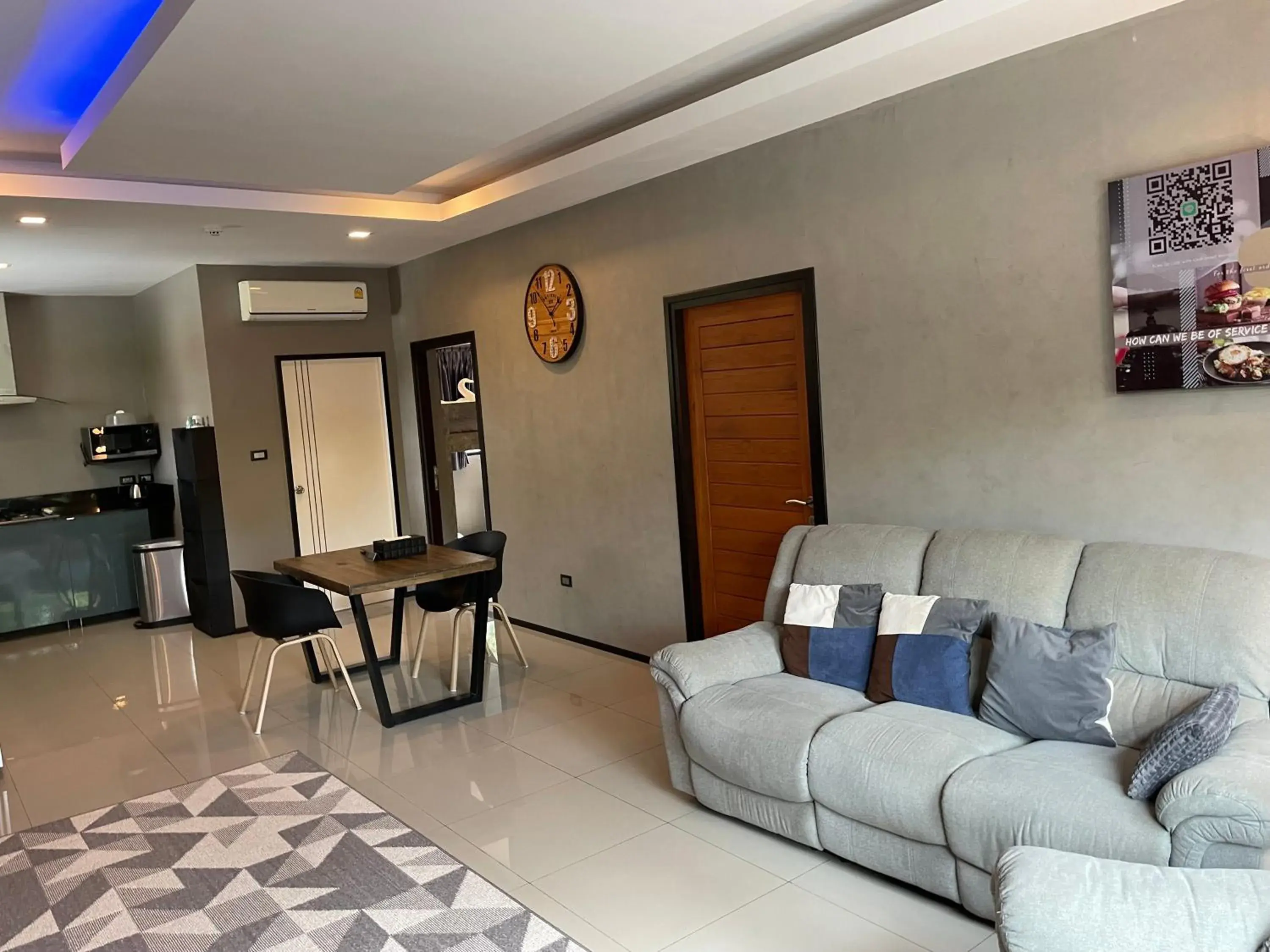 Living room in Hideaway Resort Banchang Living room in Hideaway Resort Banchang