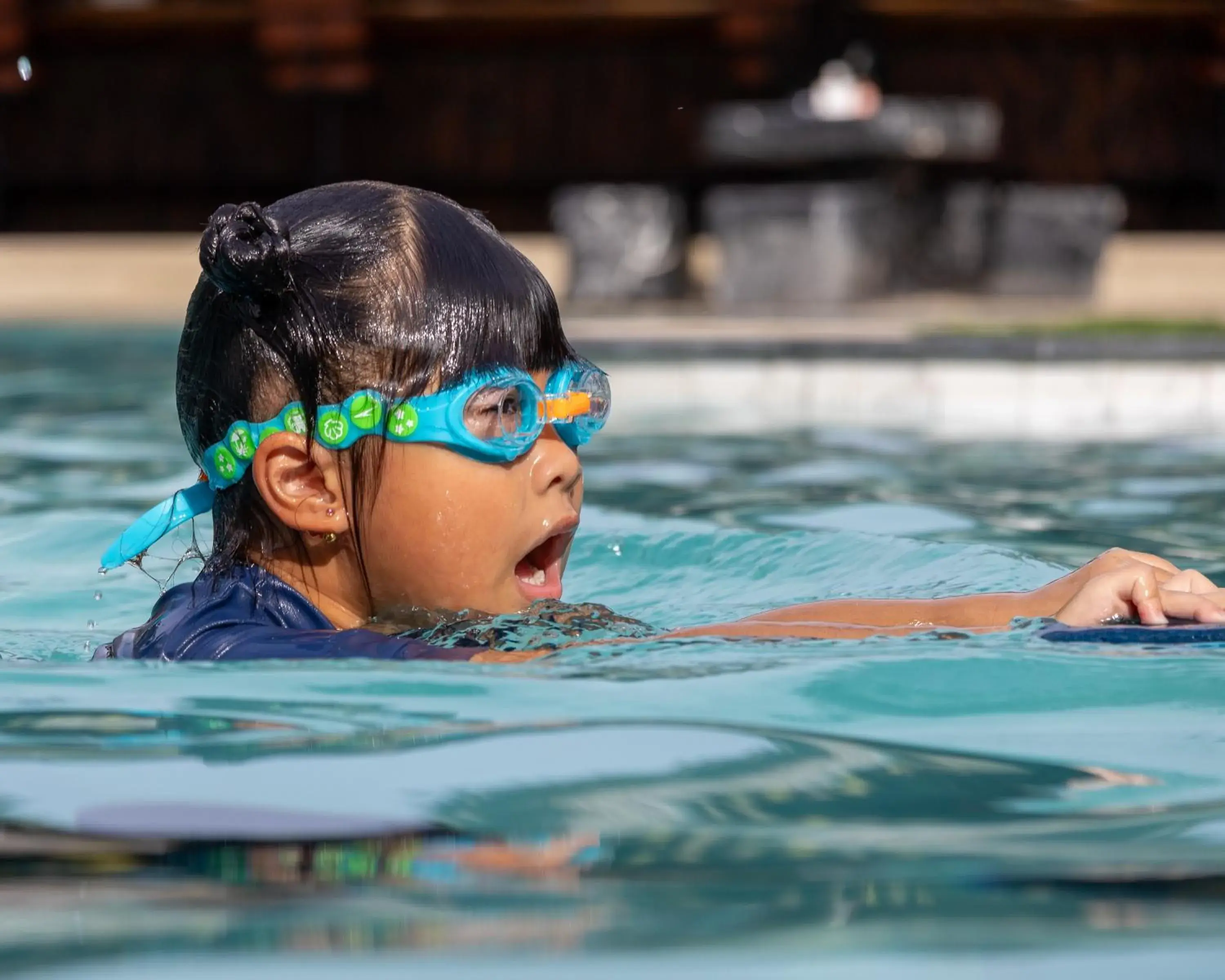 Pool view in Hideaway Resort Banchang Pool view in Hideaway Resort Banchang