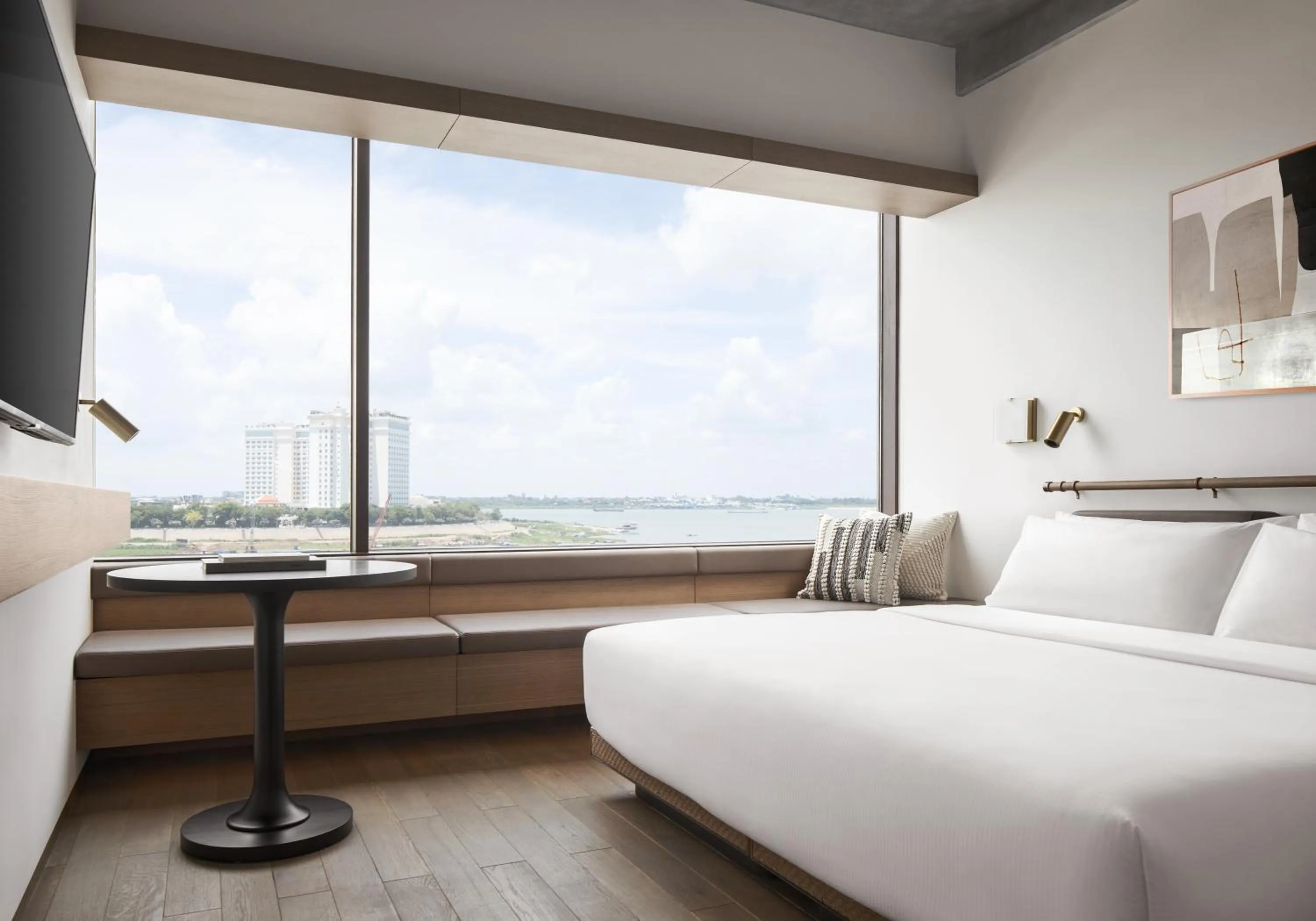 View (from property/room), Bed in Hotel KVL