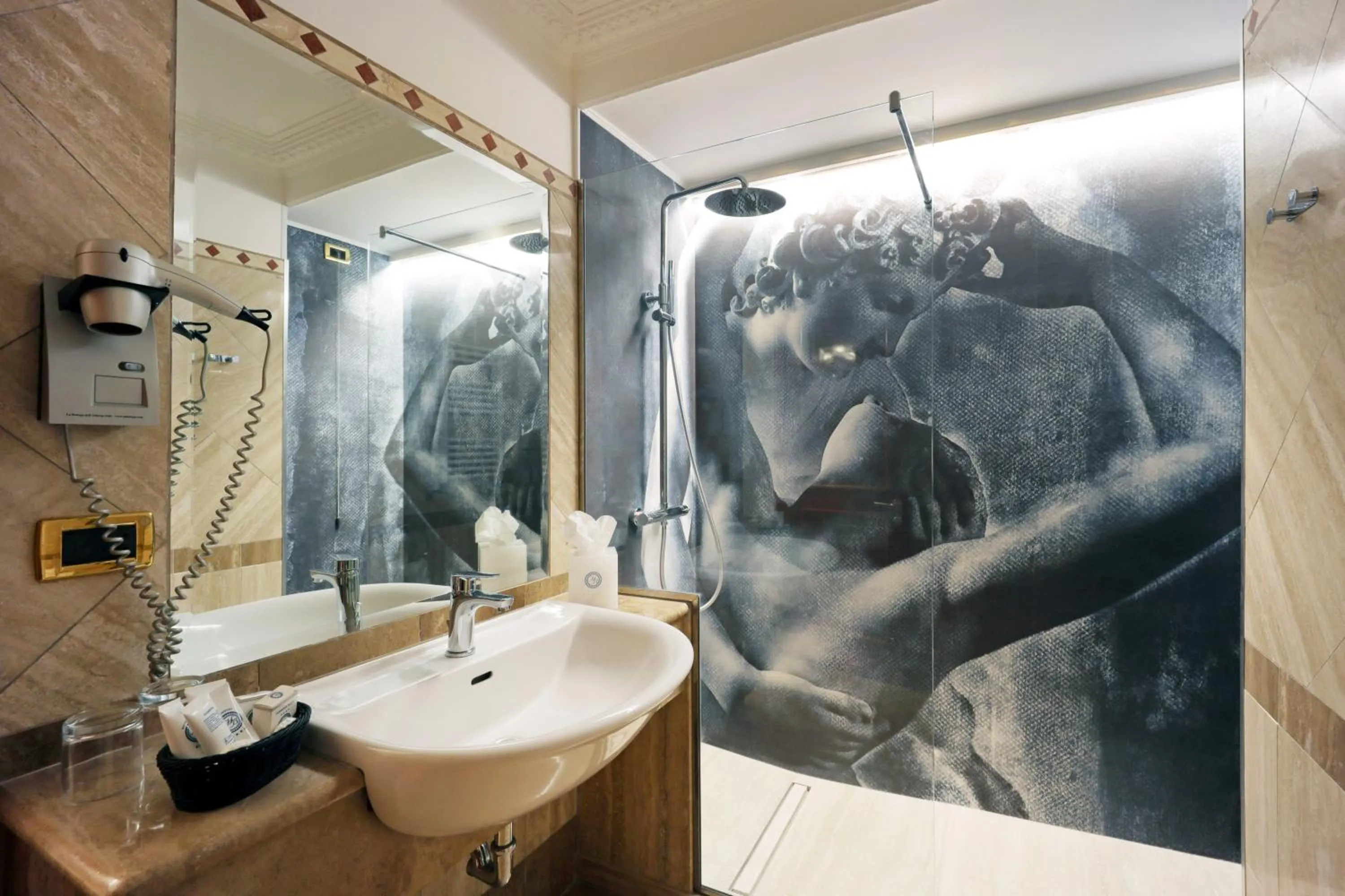 Bathroom in Hotel Barberini