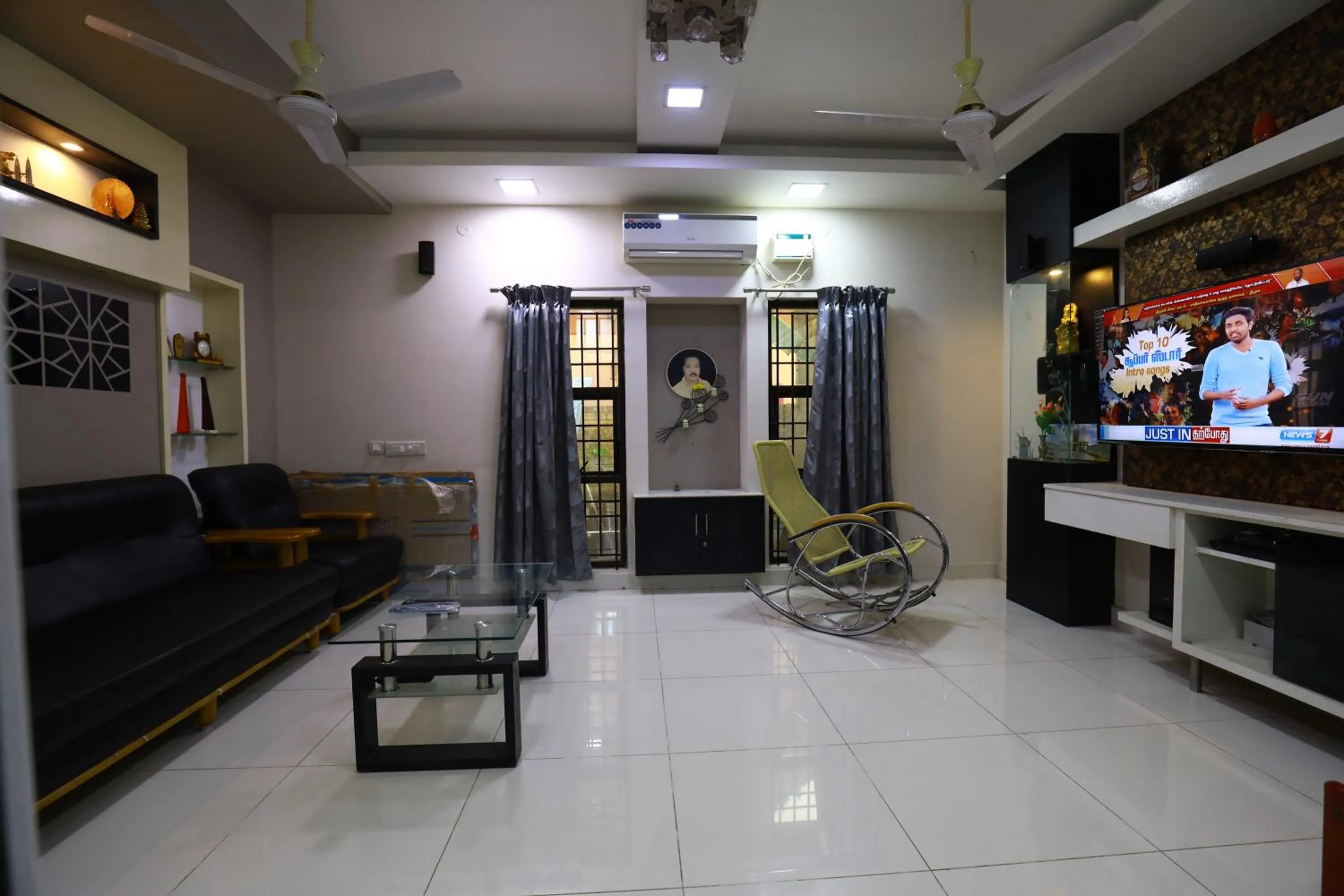 Seating area in The Ideal Nest Kumbakonam