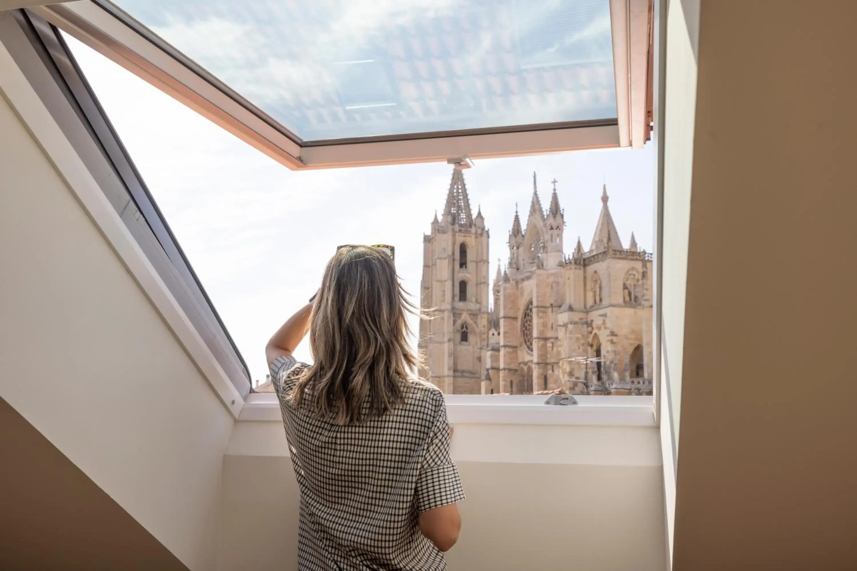 Landmark view in Inn Boutique León Landmark view in Inn Boutique León