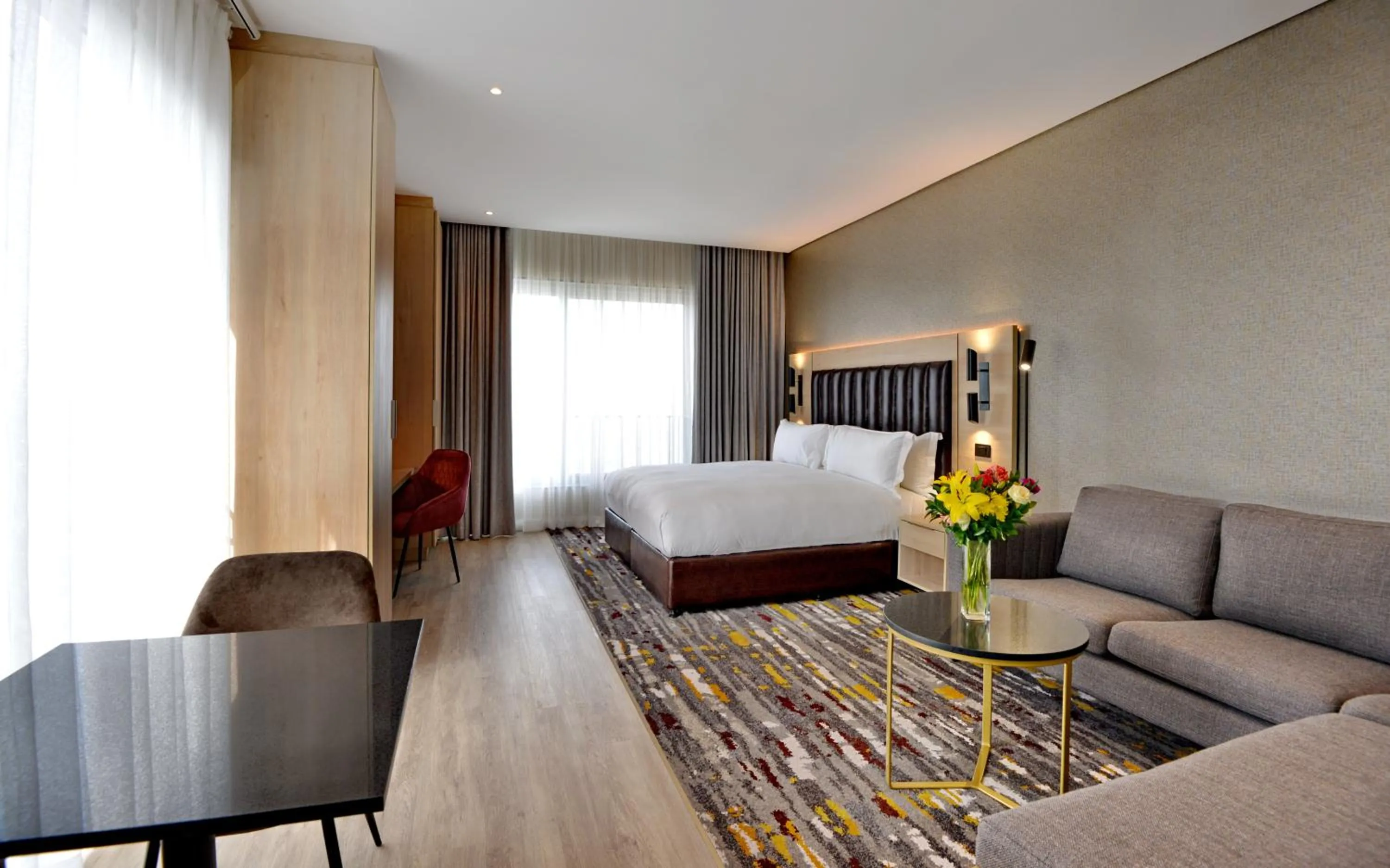 Photo of the whole room in @Sandton Hotel