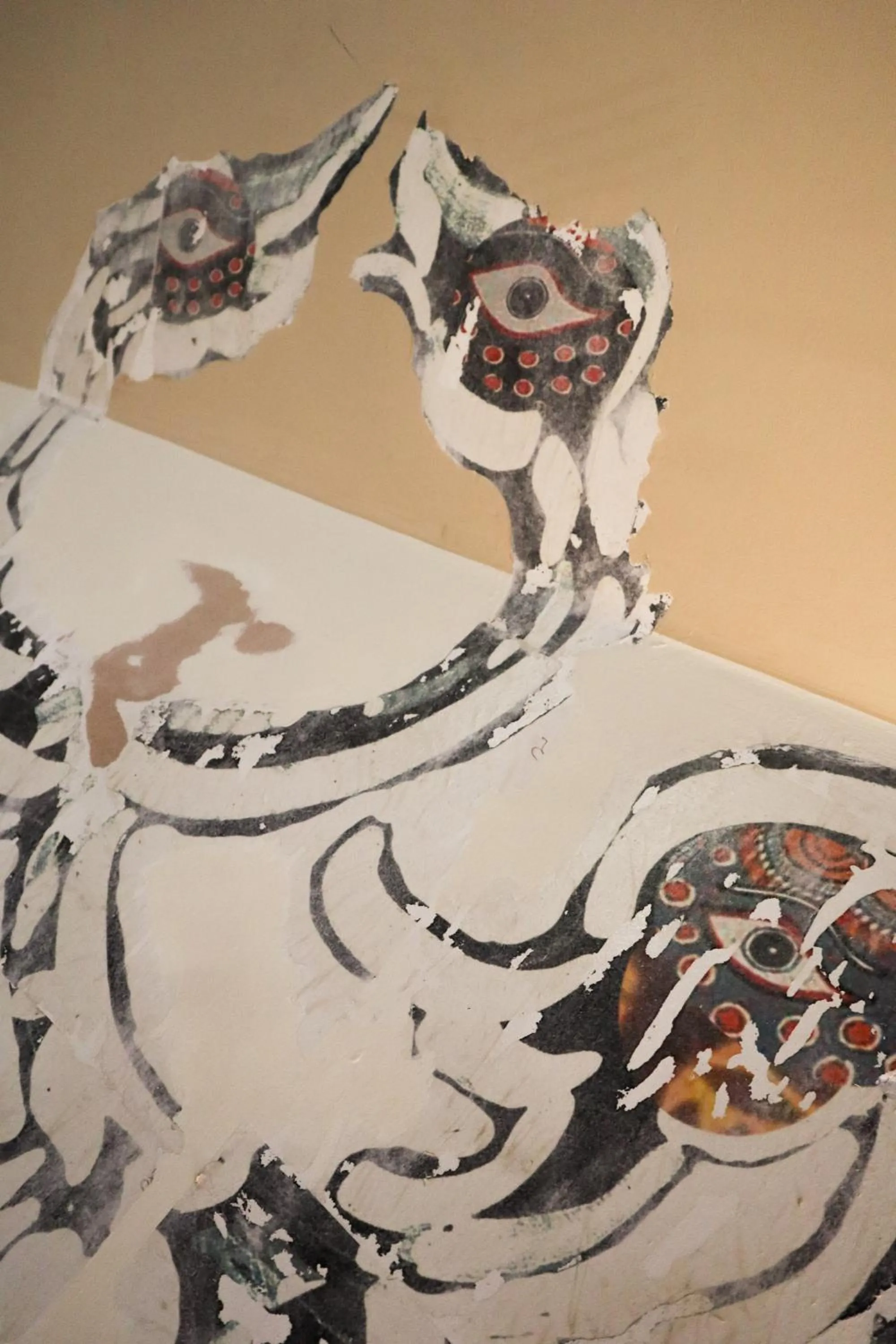 Decorative detail in Art Hostel