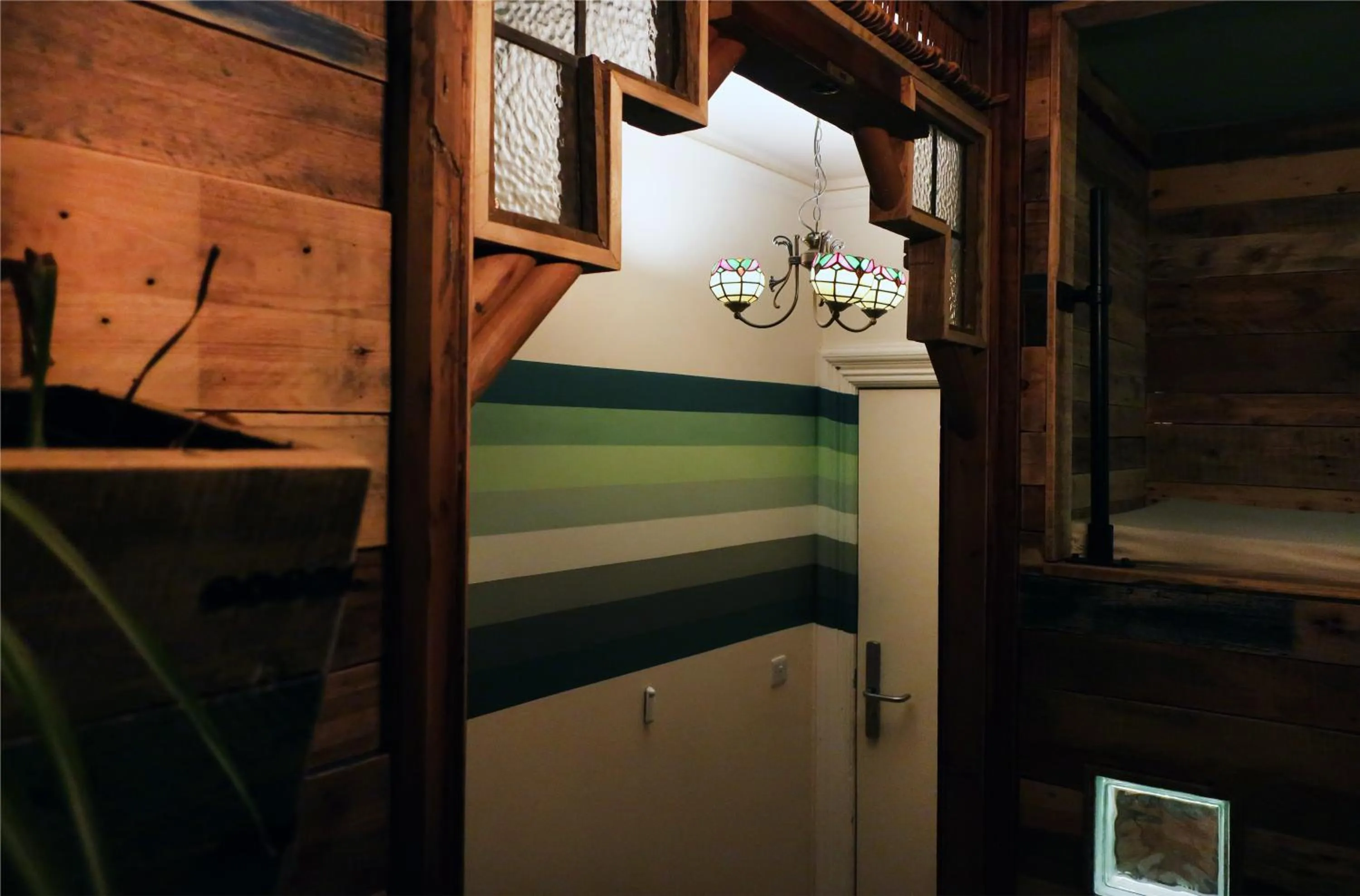 Decorative detail in Art Hostel