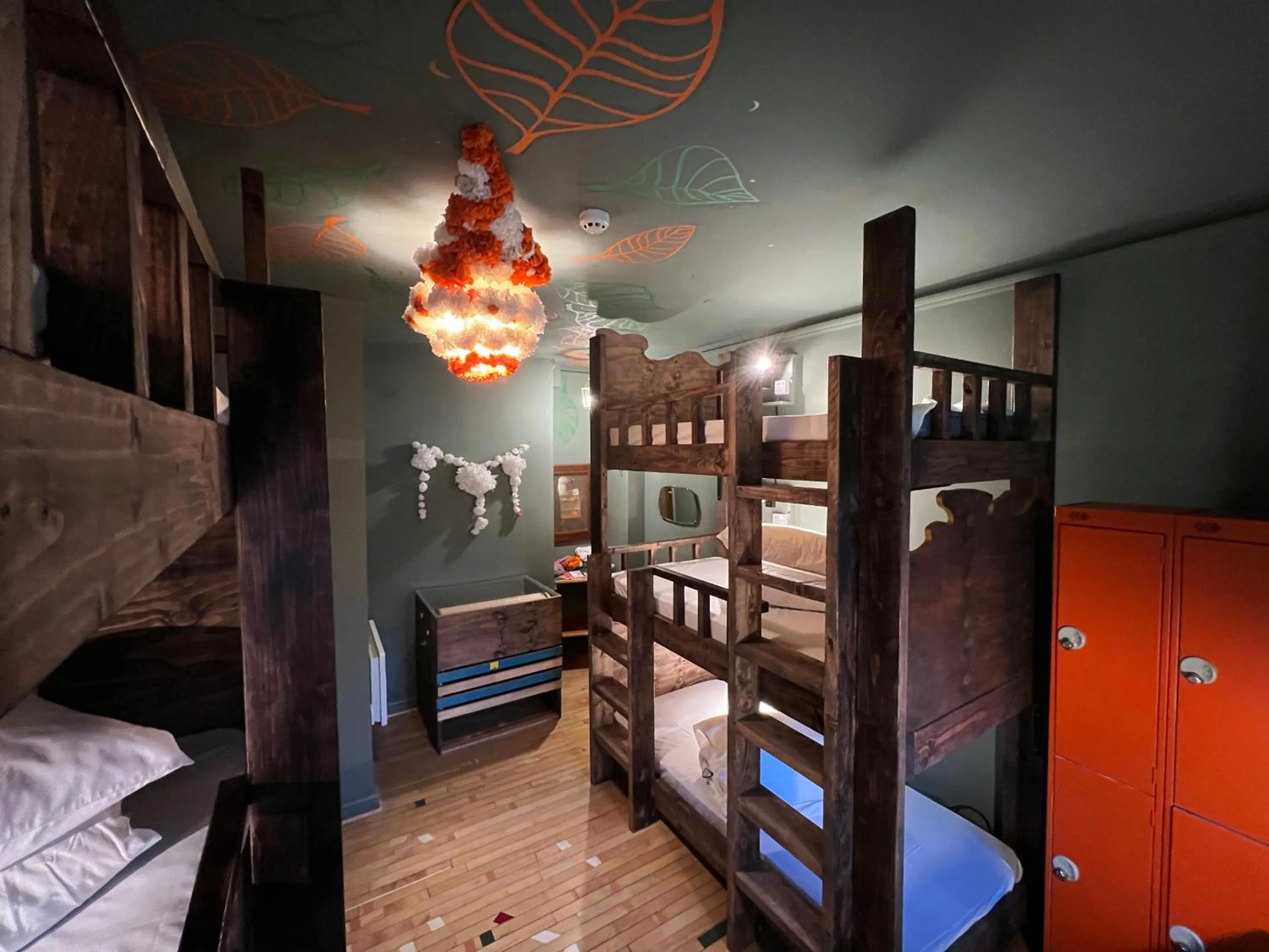 Decorative detail in Art Hostel