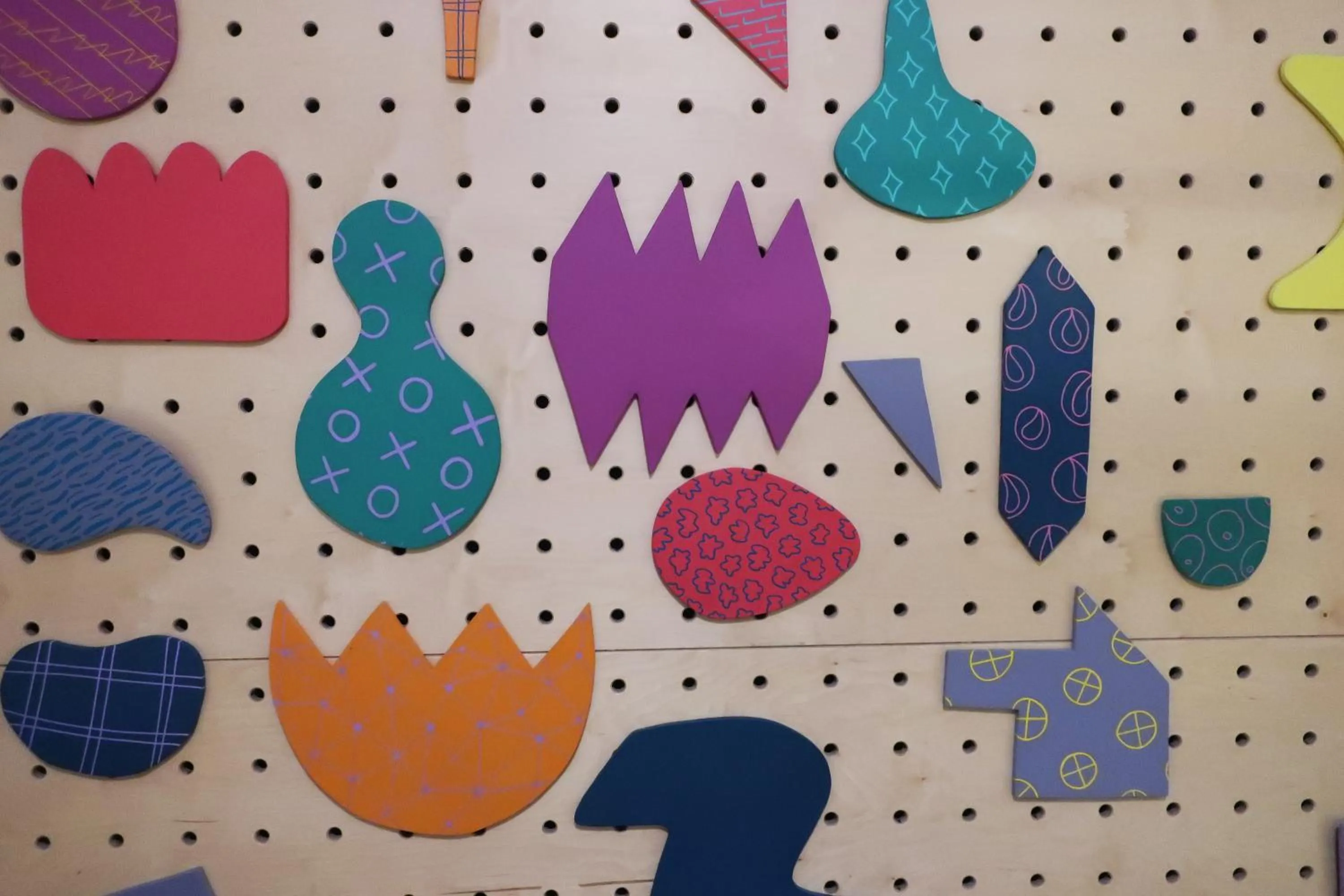 Decorative detail in Art Hostel