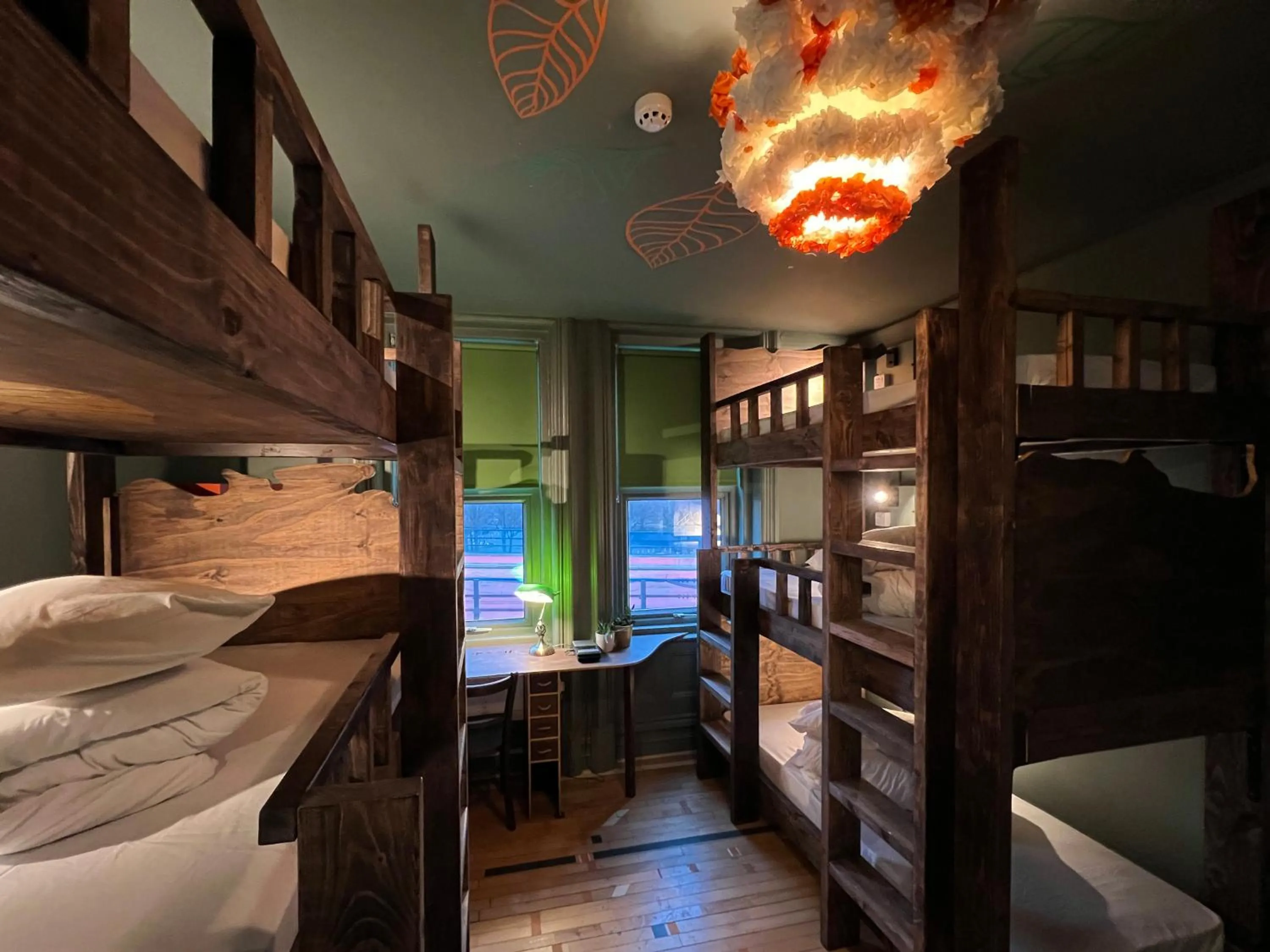 Decorative detail in Art Hostel