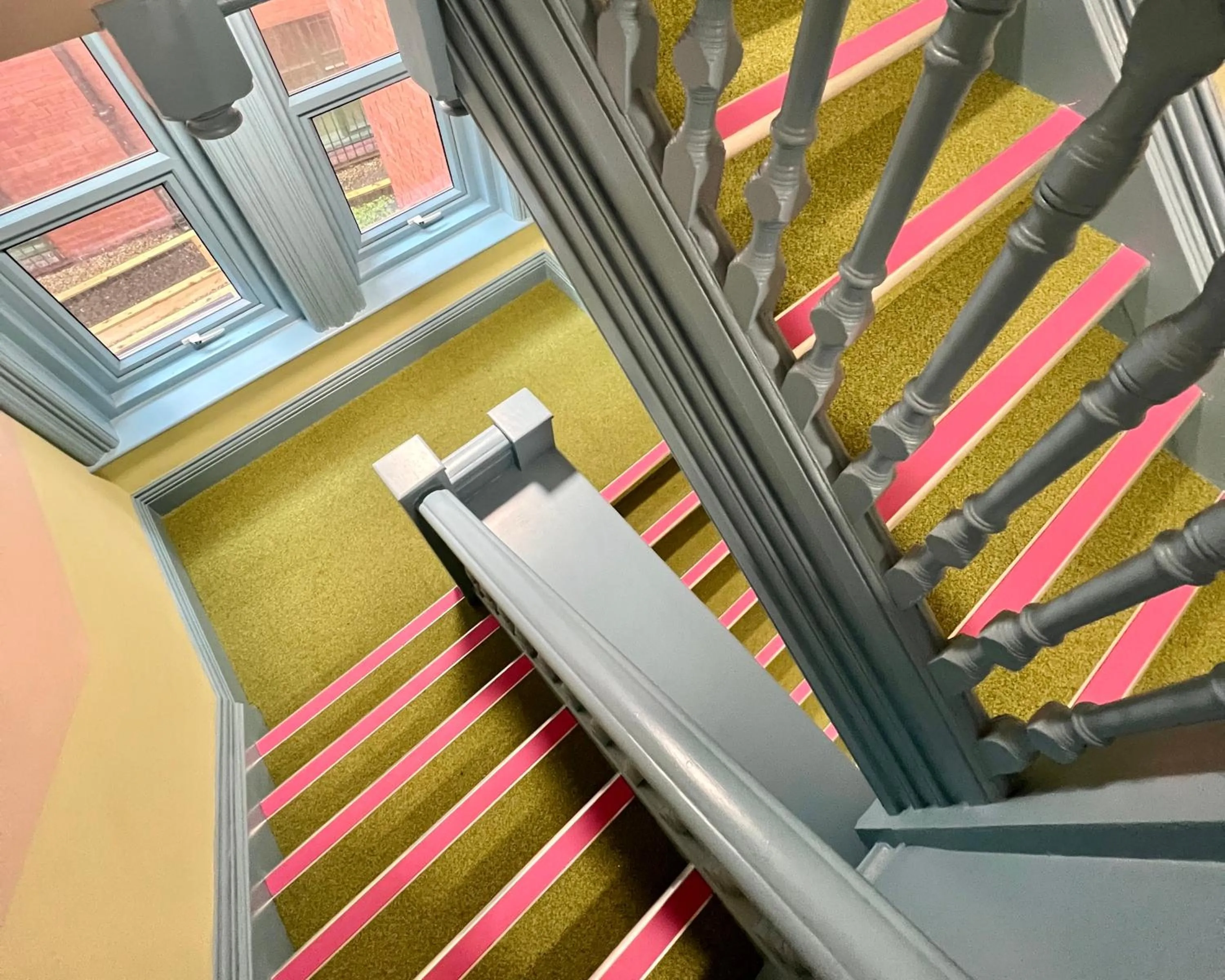 Decorative detail in Art Hostel