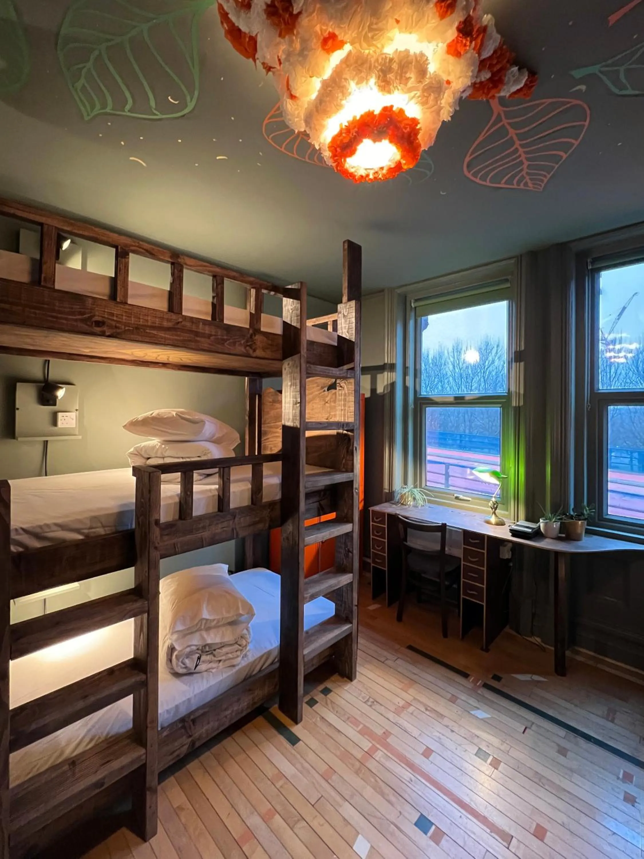 Decorative detail in Art Hostel