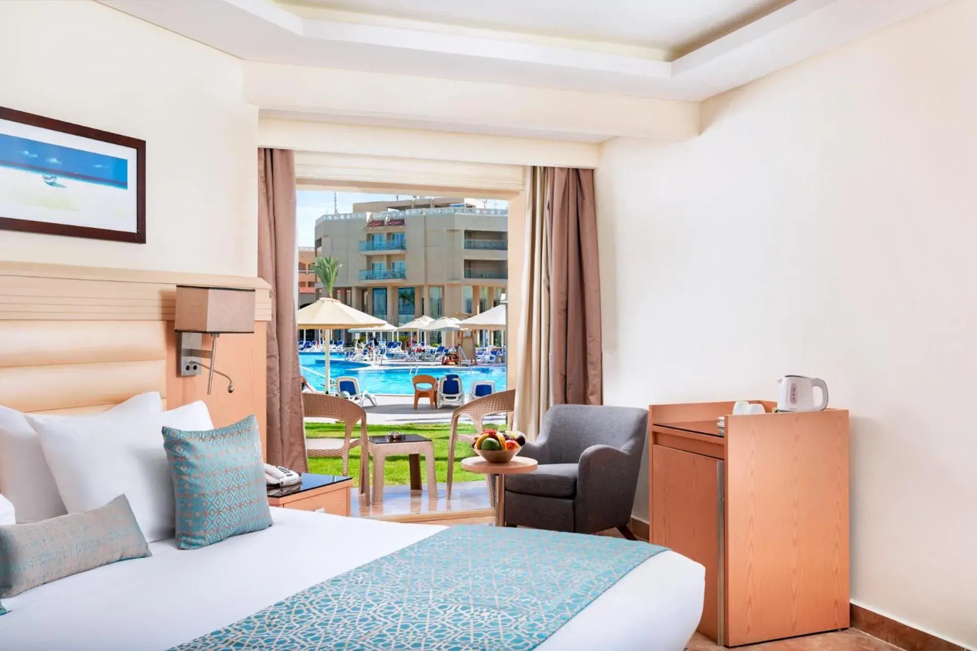 Double Room with Pool View in Beach Albatros The Club - Aqua Park Double Room with Pool View in Beach Albatros The Club - Aqua Park