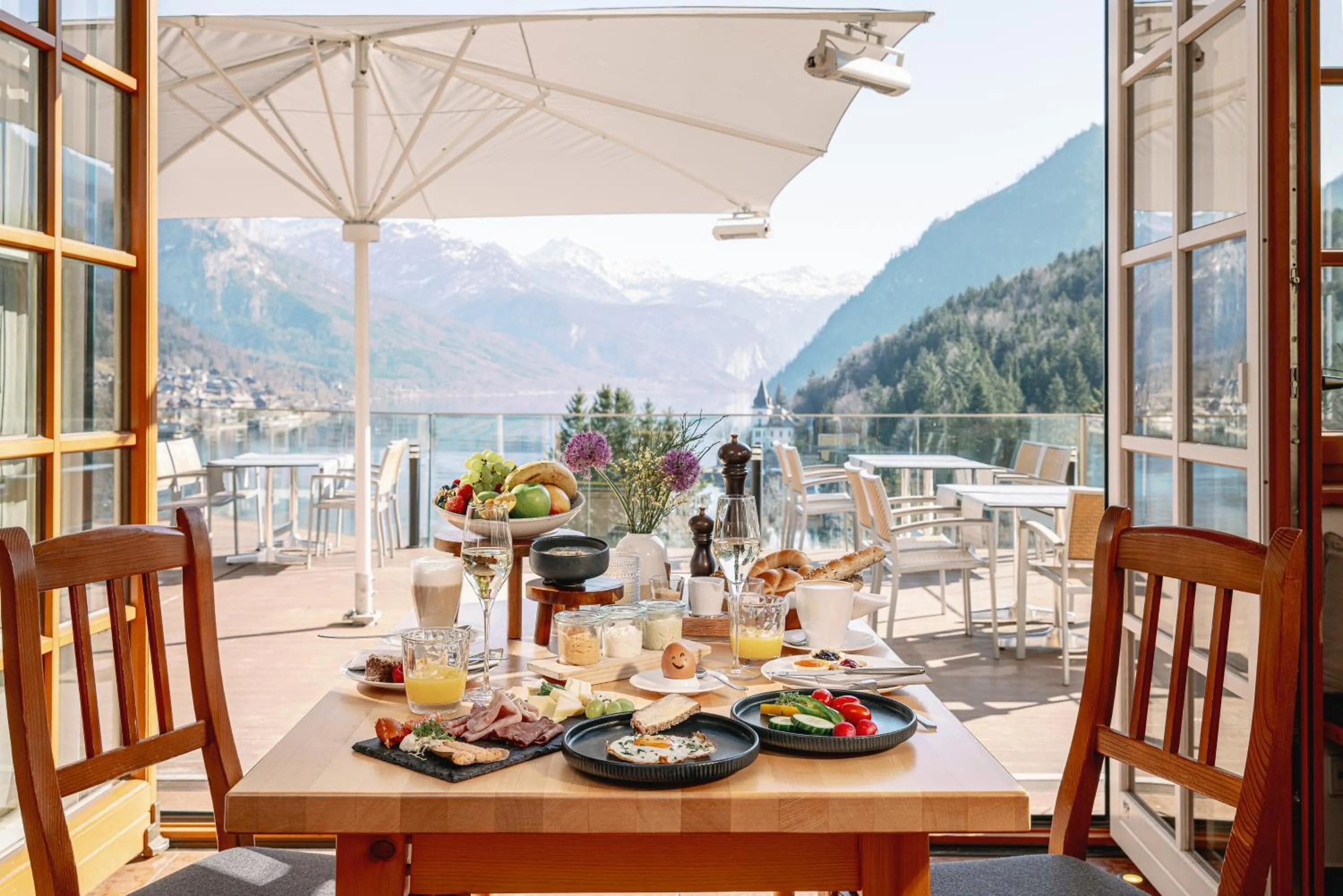 Breakfast in MONDI Appartements am Grundlsee