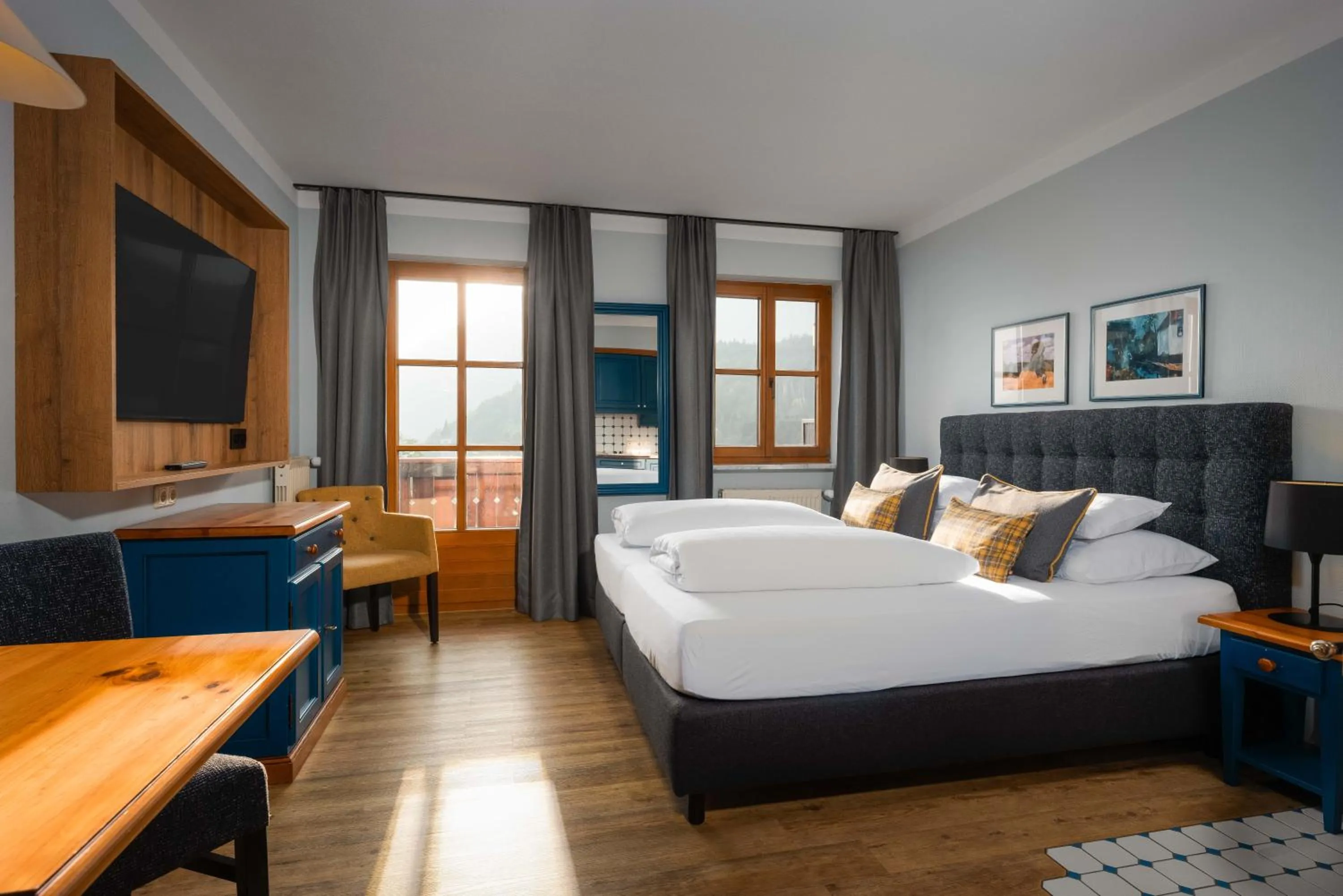 Bed in MONDI Appartements am Grundlsee