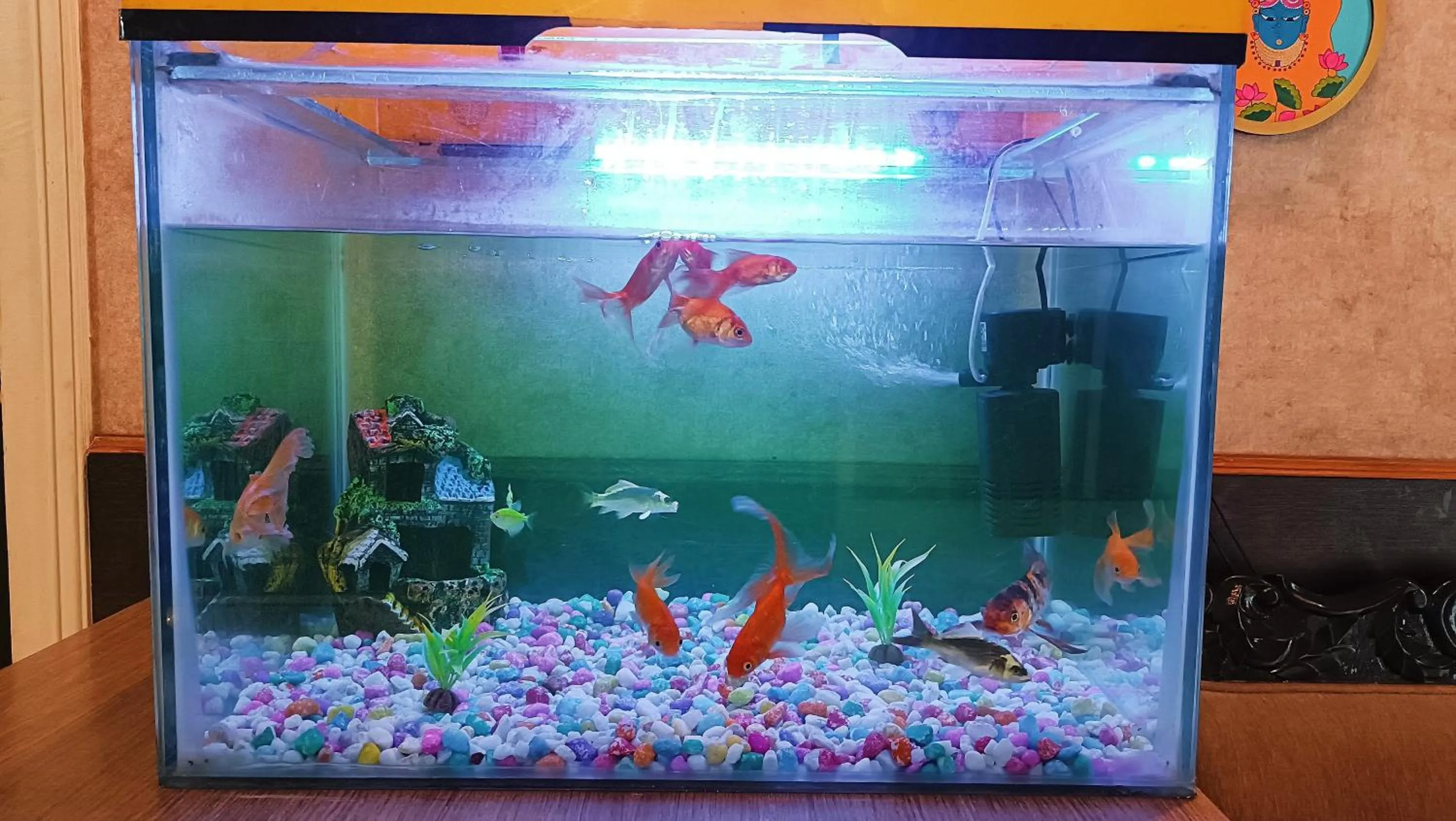 Seating area in Crossroads