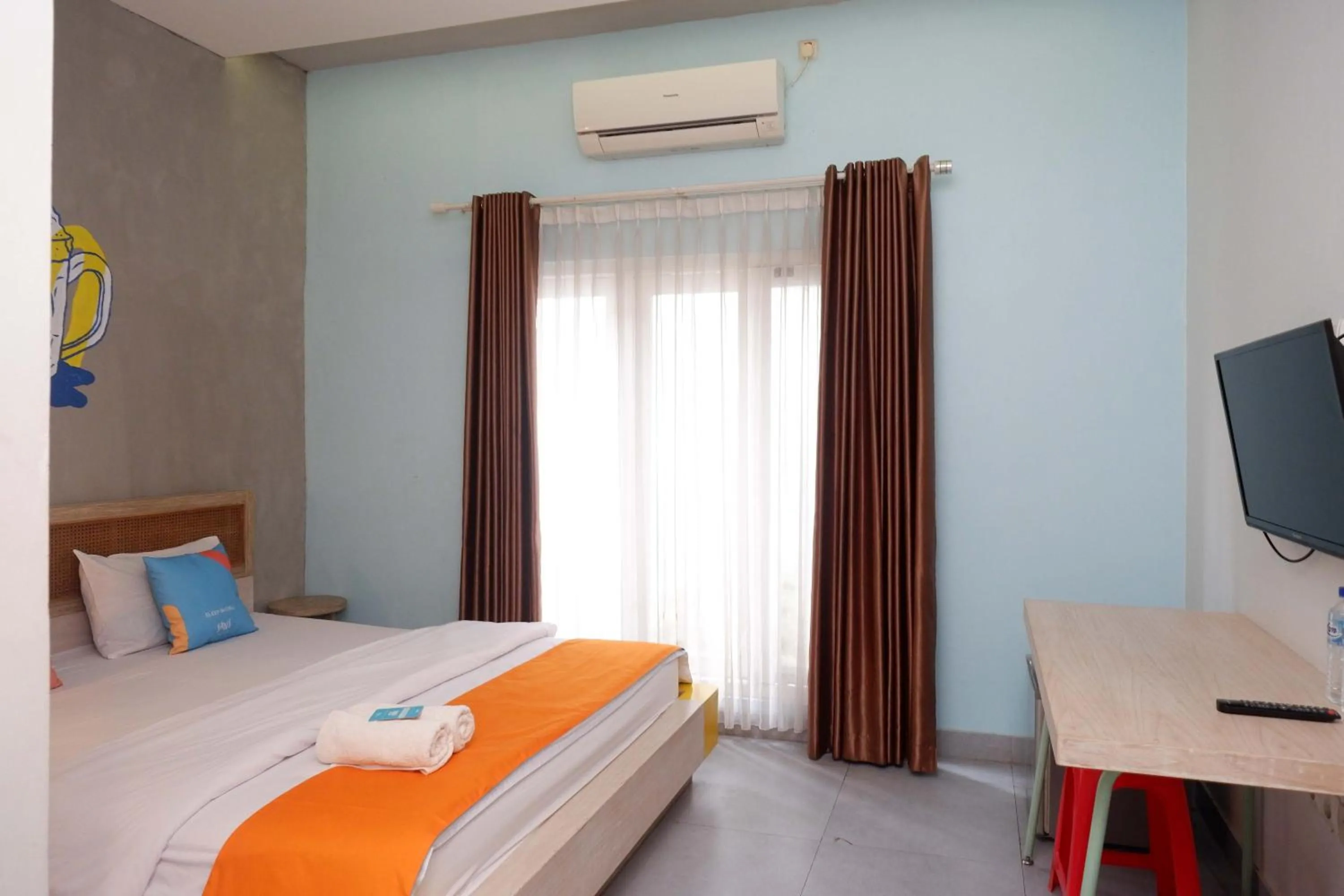 Bedroom, Bed in Sans Hotel Absari Yogyakarta