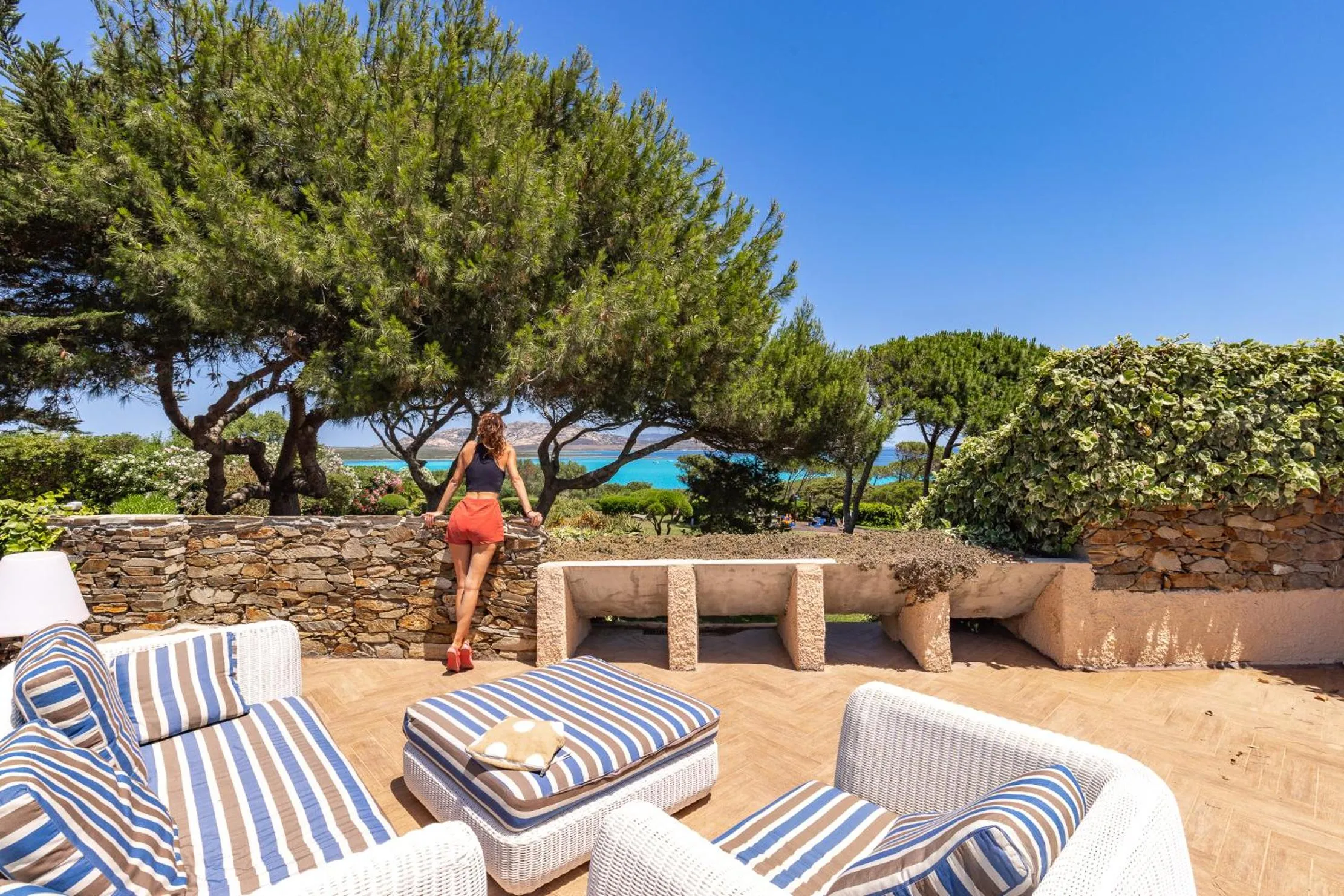 Patio in UNAHOTELS Club Hotel Ancora