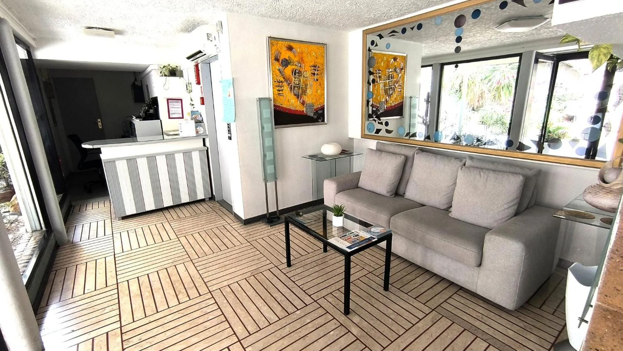 Lobby or reception in Hotel La Perla Del Capo