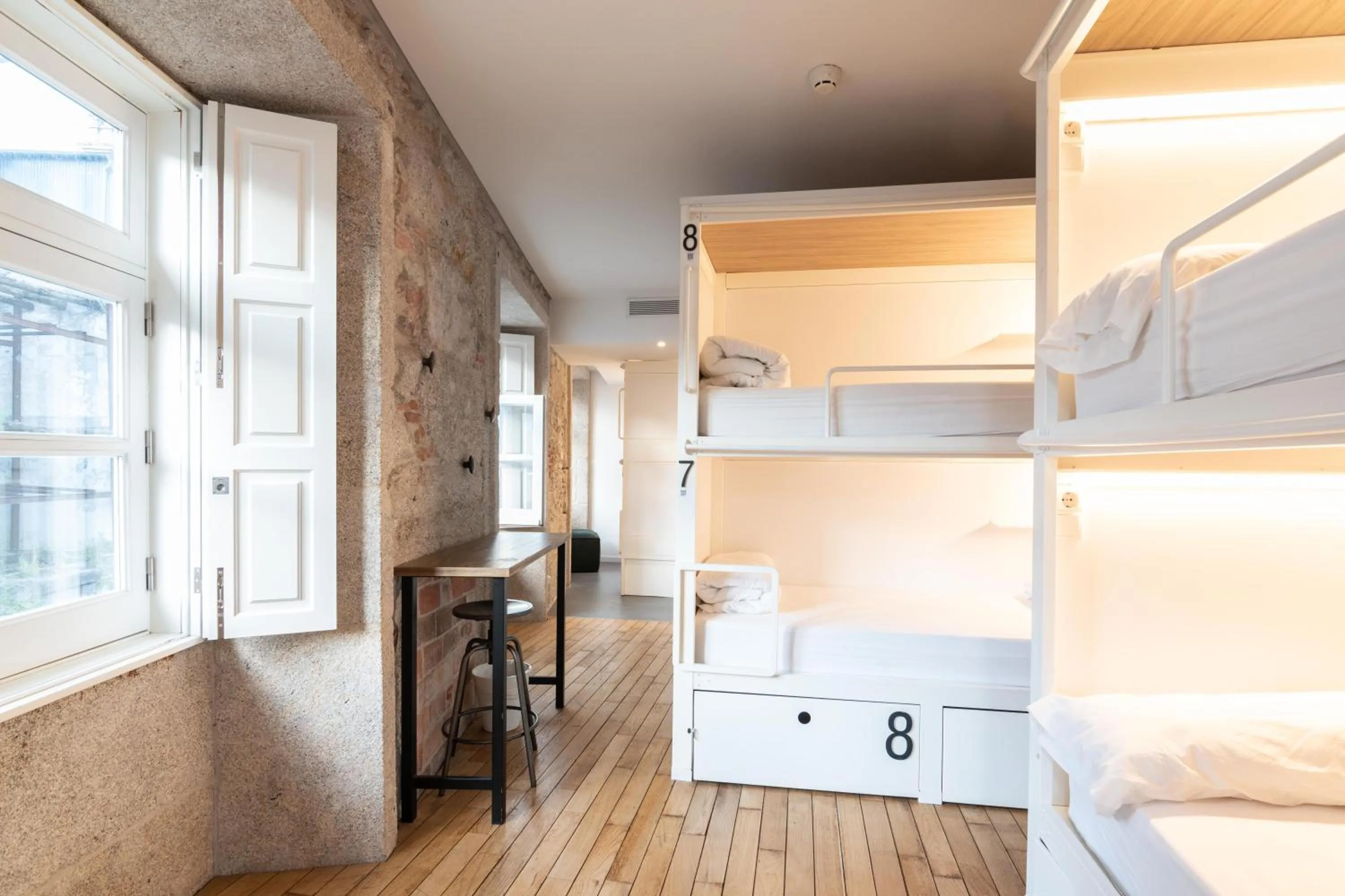 Bed in The Central House Porto Ribeira