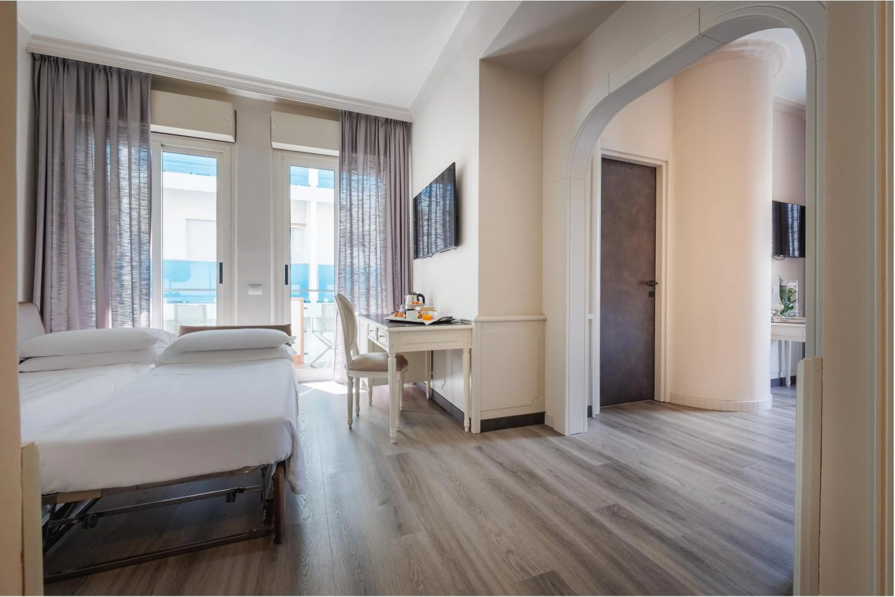 TV and multimedia, Bed in Parco dei Principi Boutique Hotel