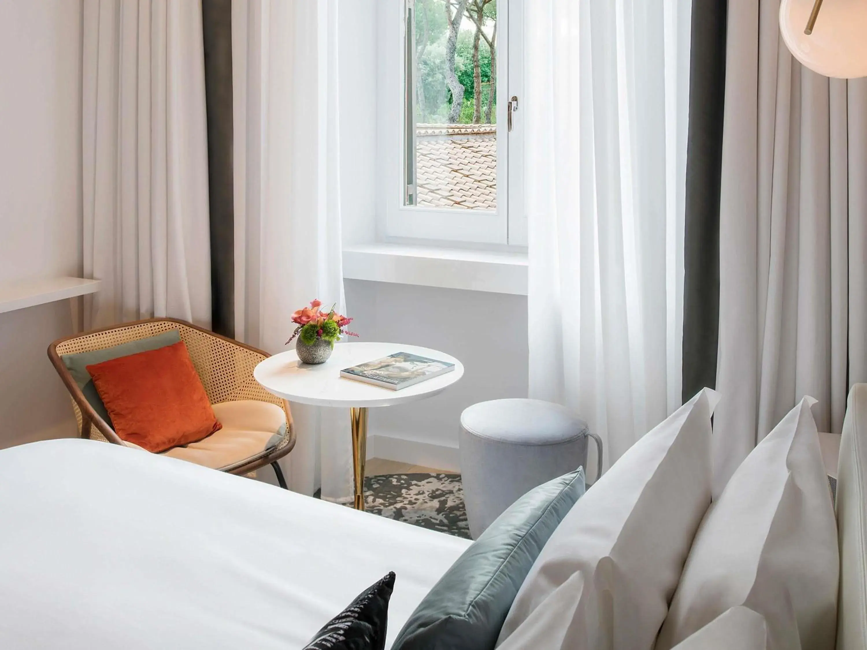 Bedroom, Bed in Sofitel Roma Villa Borghese Bedroom, Bed in Sofitel Roma Villa Borghese