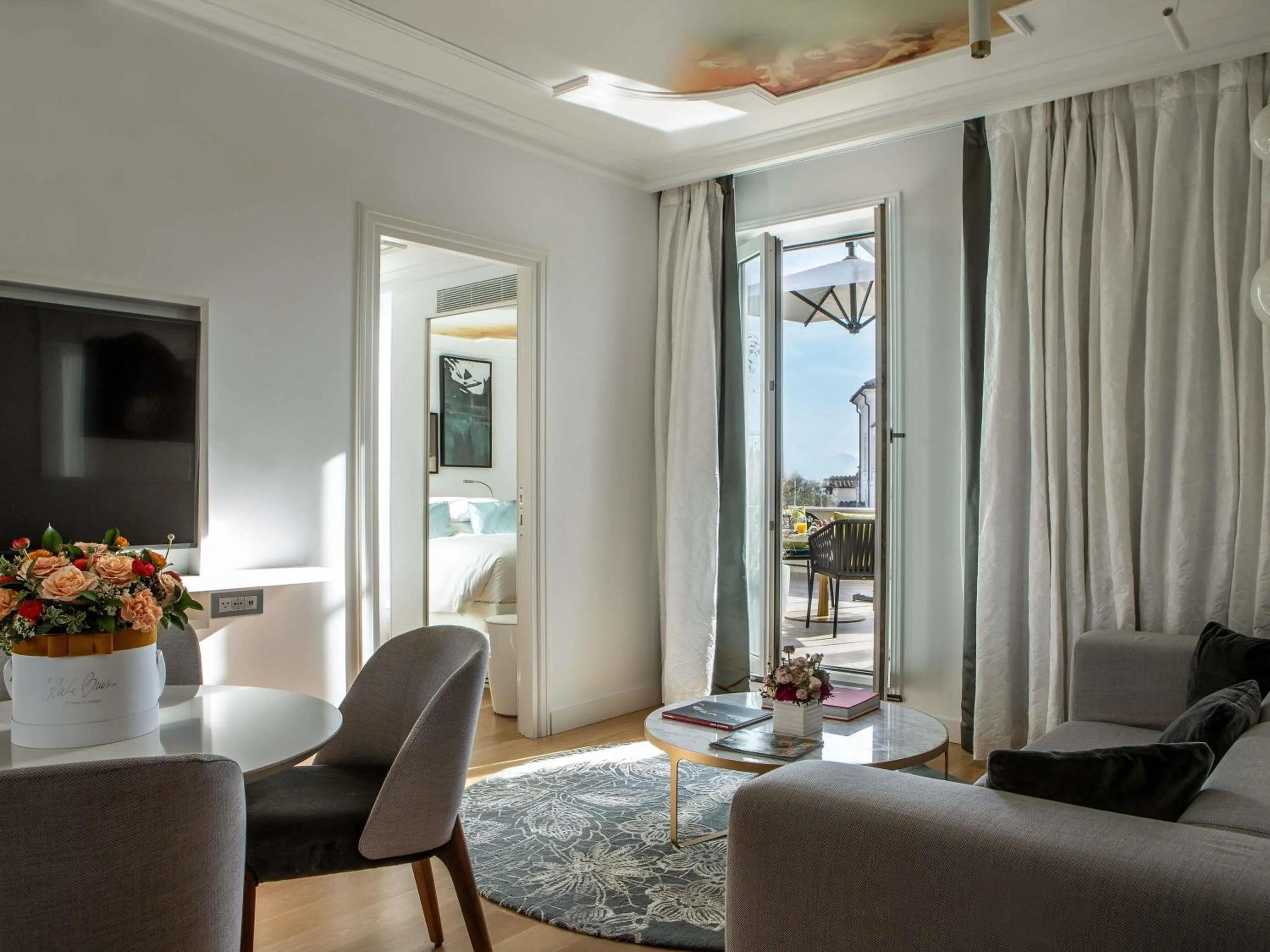 Bedroom in Sofitel Roma Villa Borghese