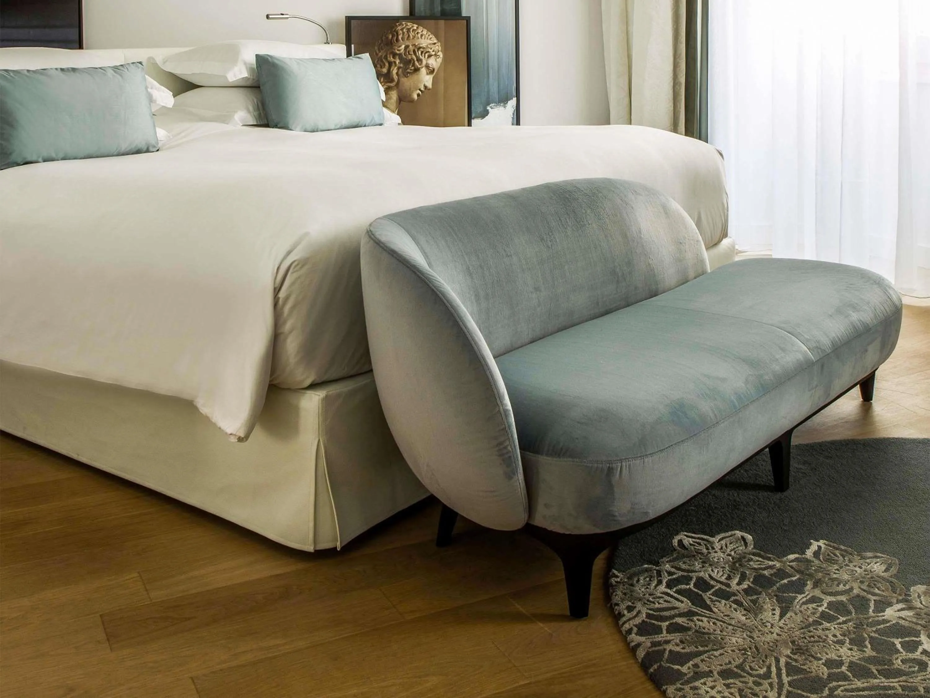 Bedroom, Bed in Sofitel Roma Villa Borghese