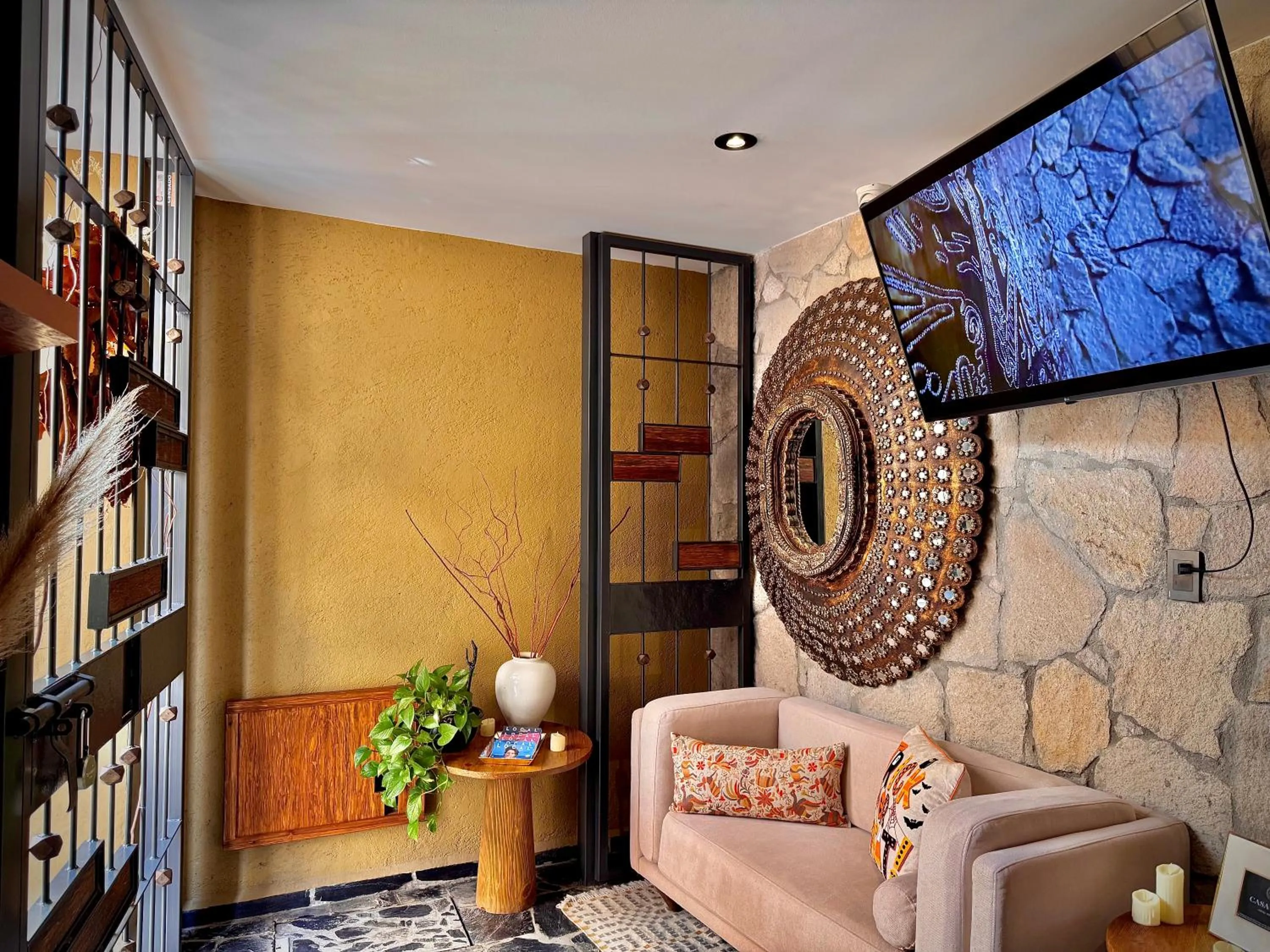 Living room in Hotel Boutique Casa Laja