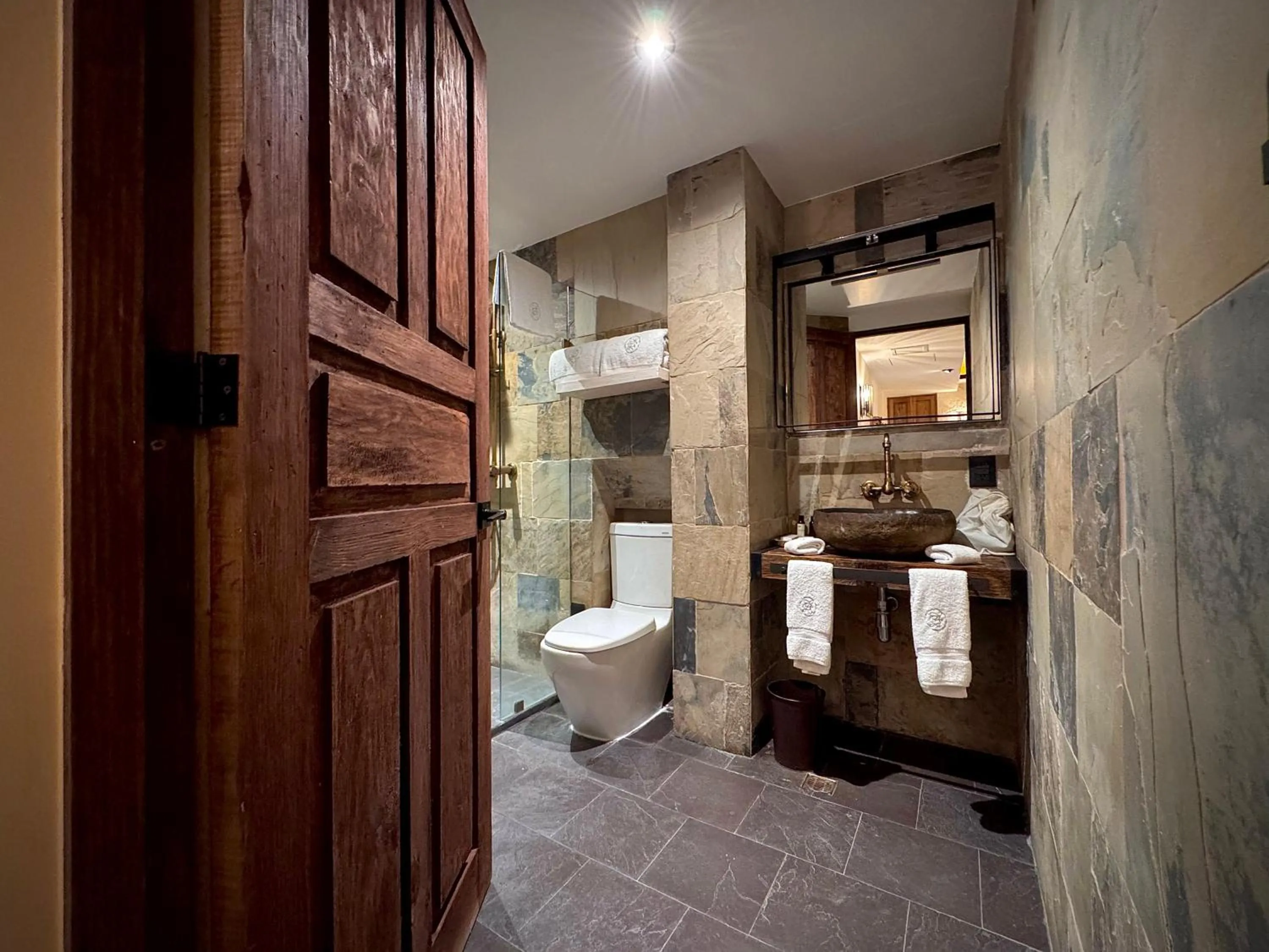 Shower in Hotel Boutique Casa Laja