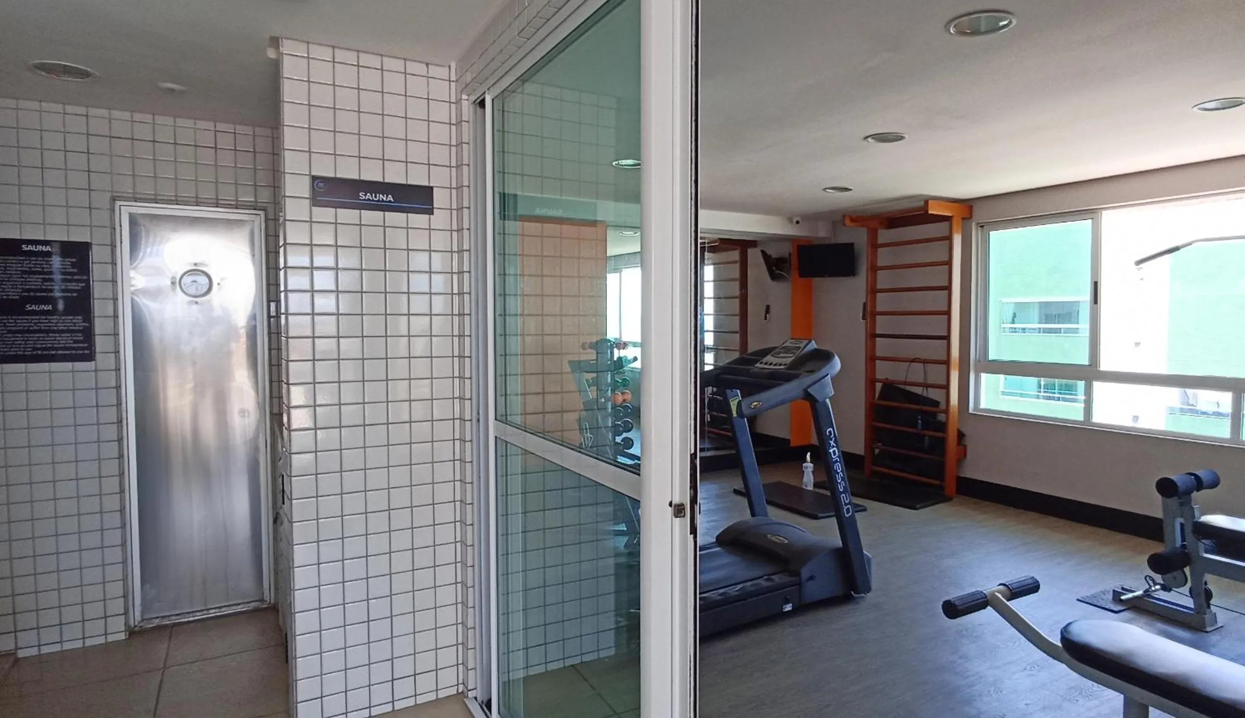Fitness centre/facilities in Happy Hotel Manaíra