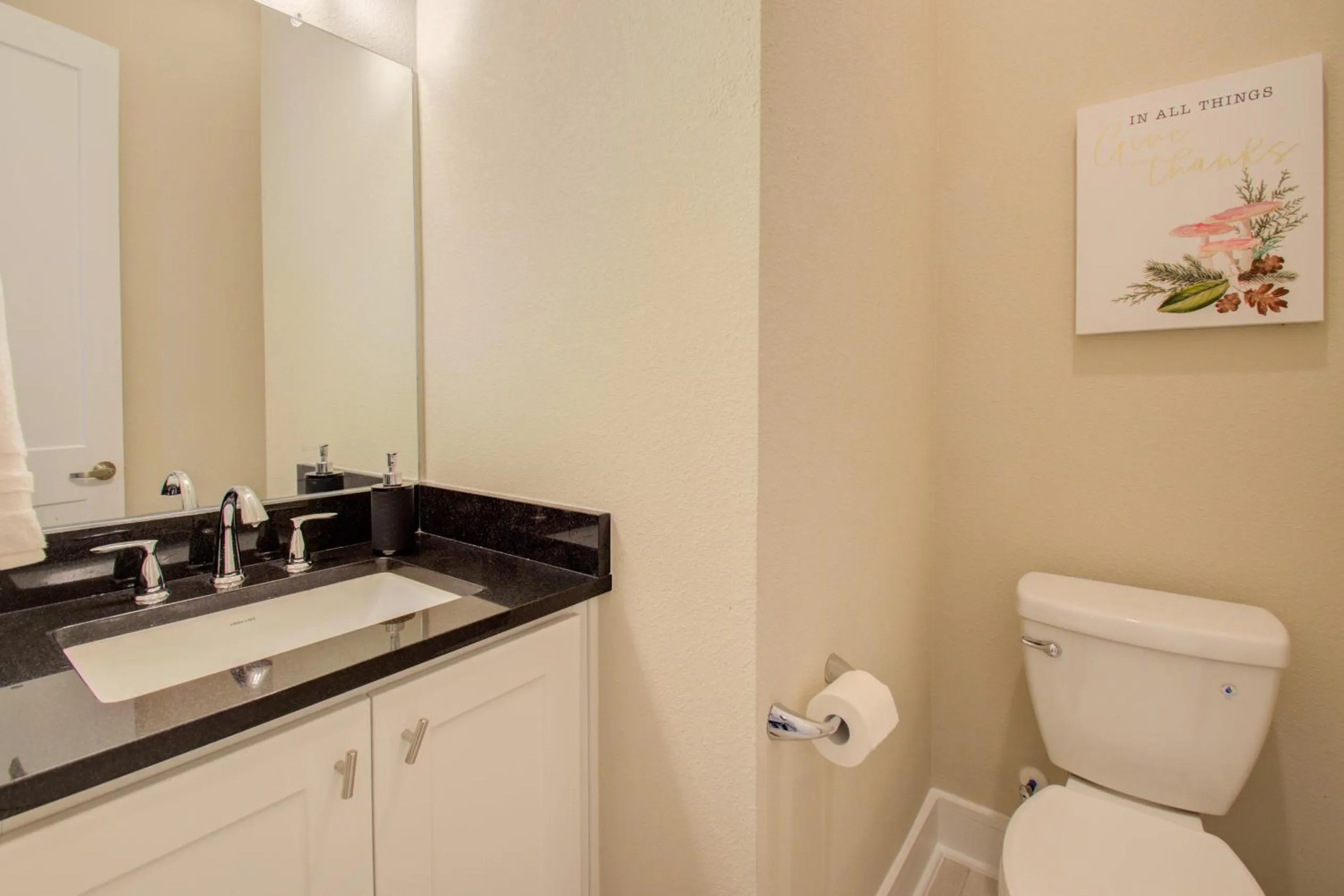 Toilet in Elegant East Downtown House Houston TX