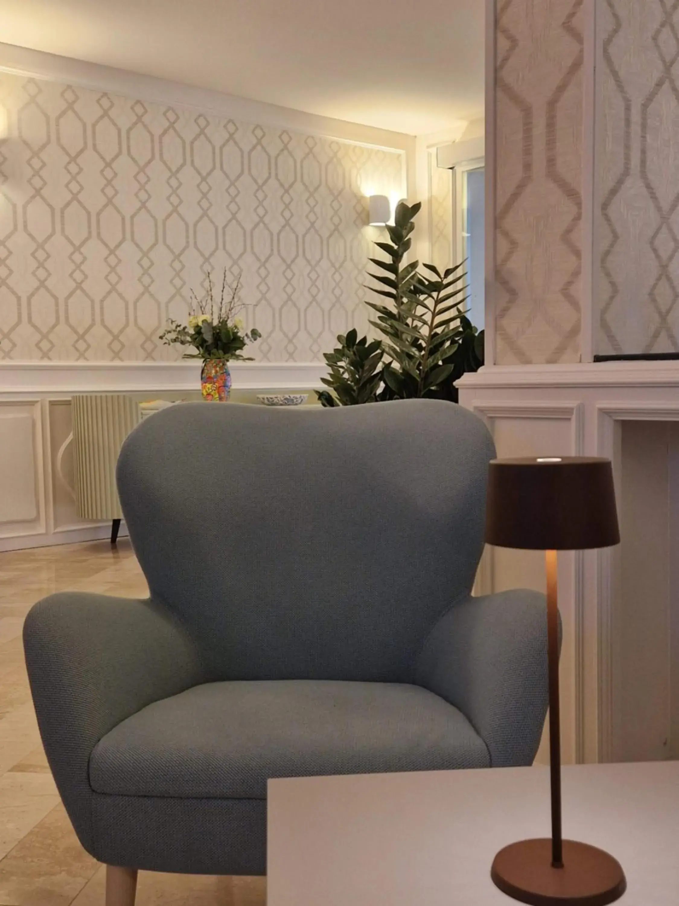 Decorative detail, Seating Area in Hotel Du Lac