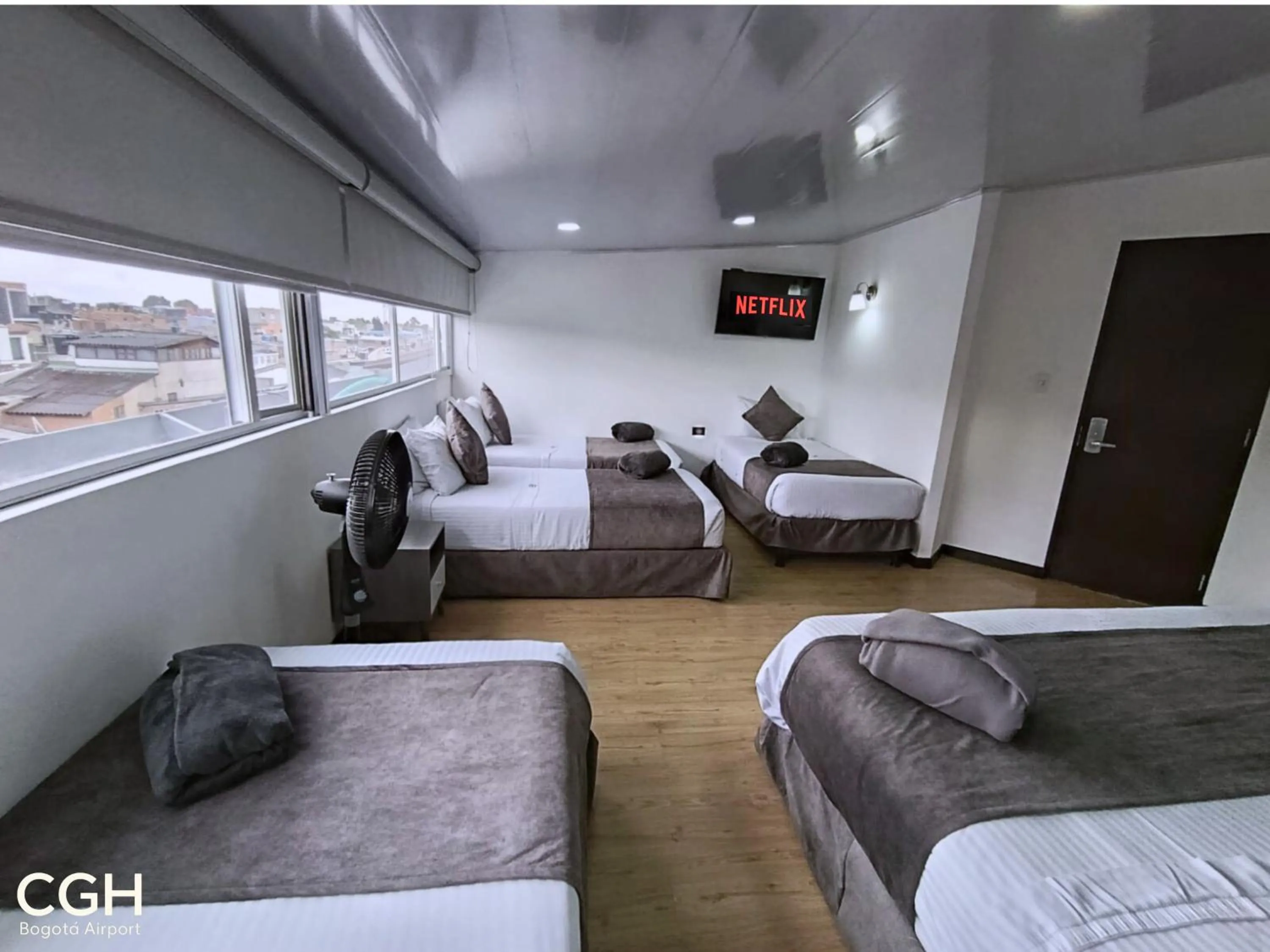 Bed in Hotel CGH Bogota Airport