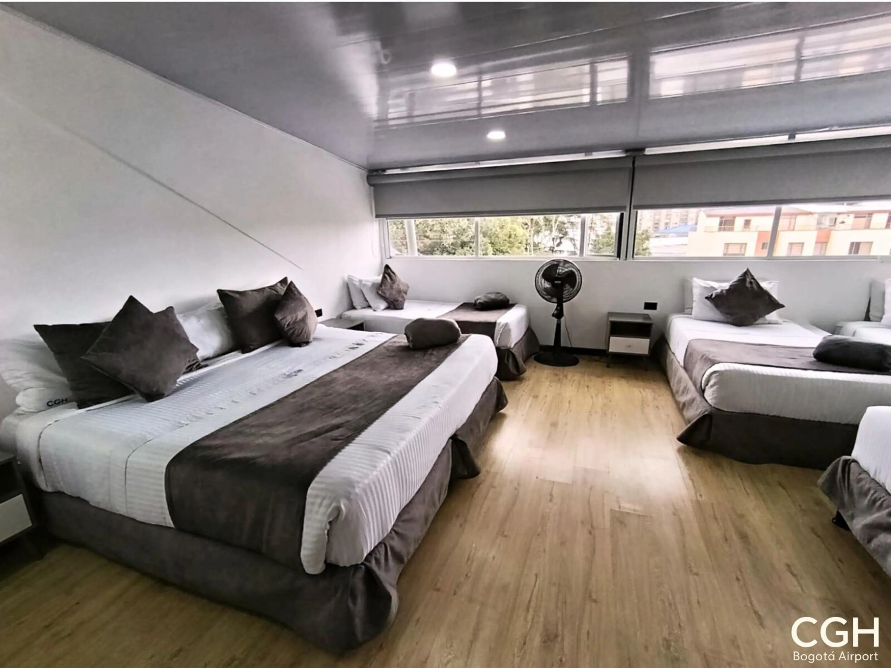 Bed in Hotel CGH Bogota Airport