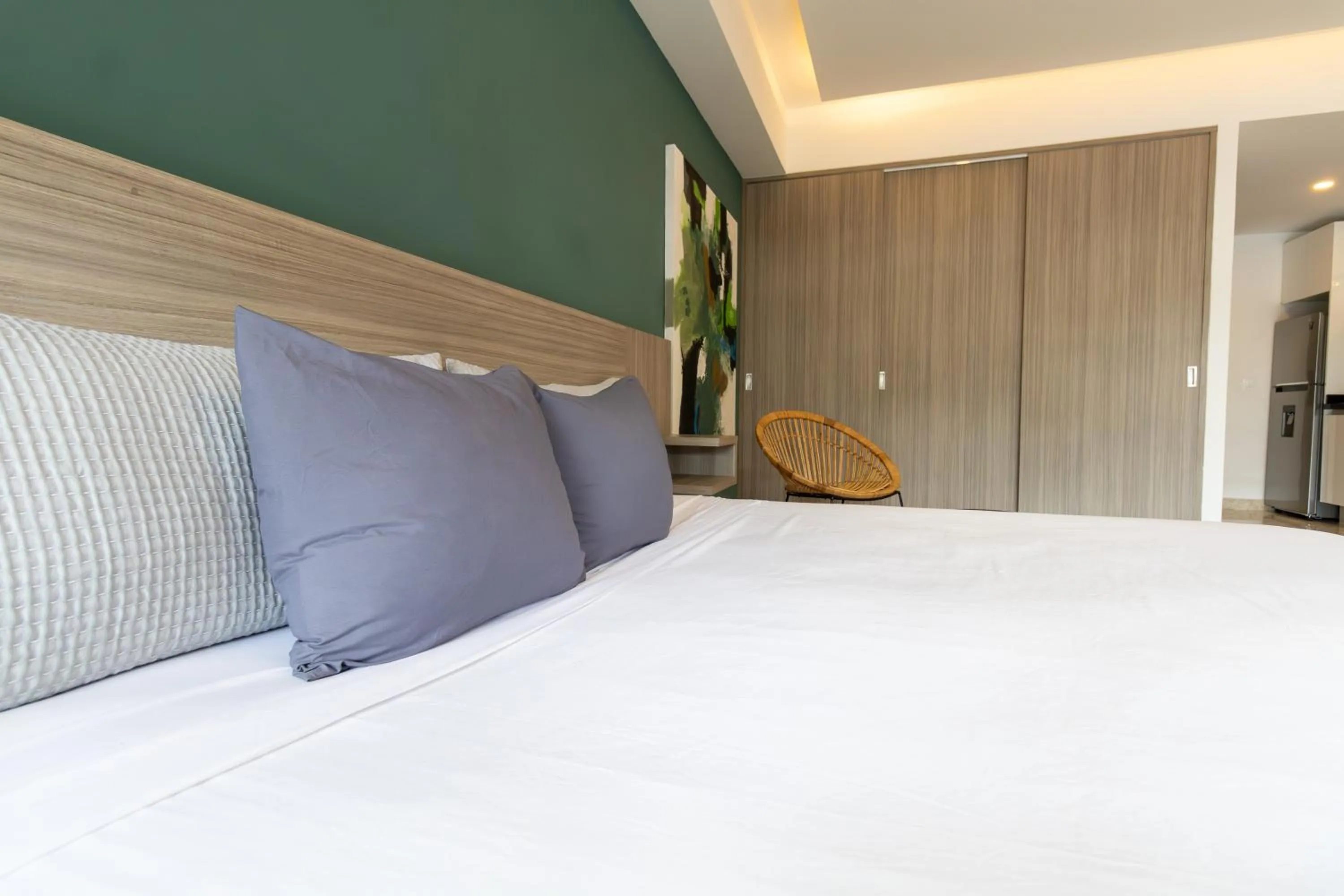 Bed in Torre Diez by Grupo Amber