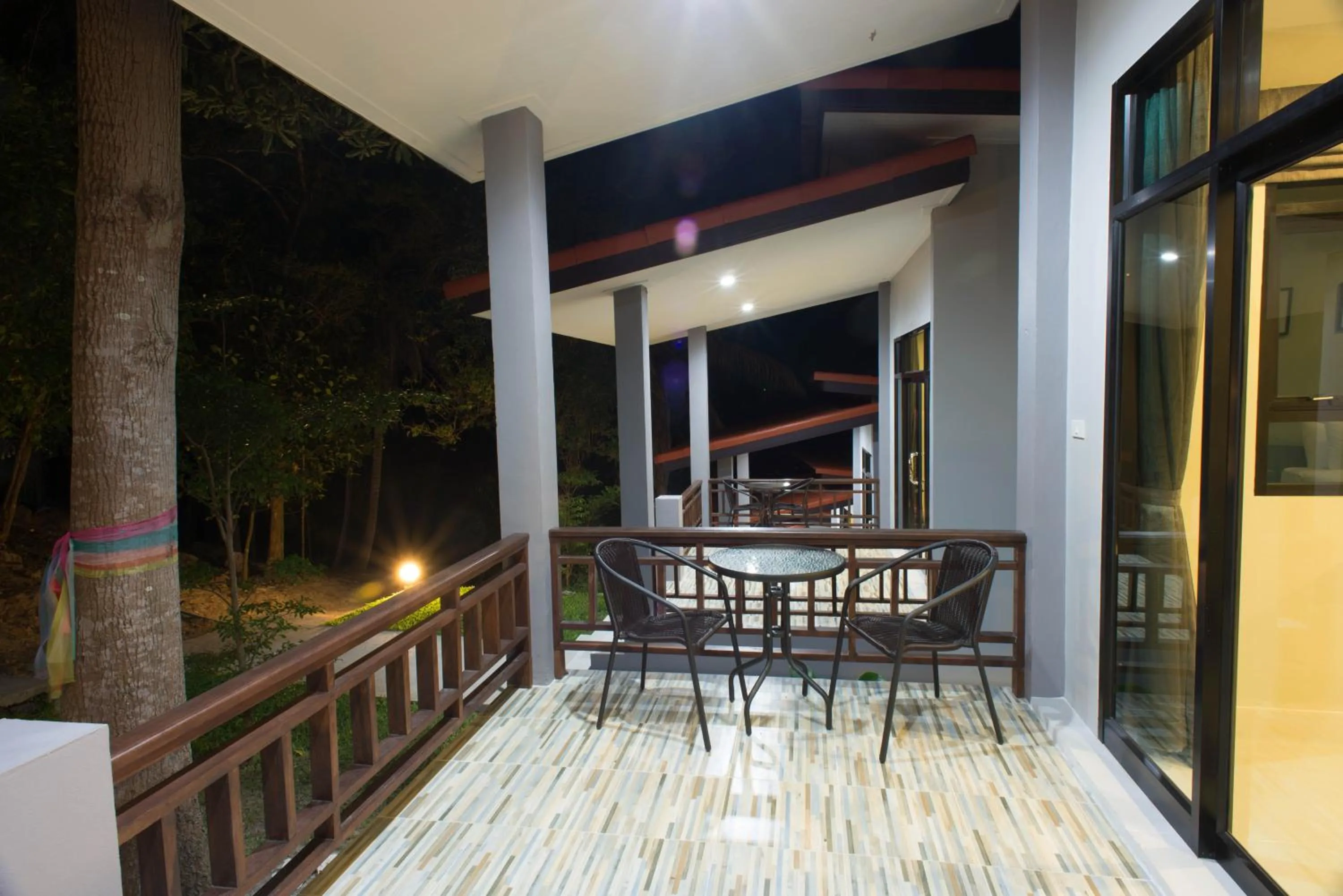 Balcony/Terrace in Sun Moon Star Resort Koh Phangan