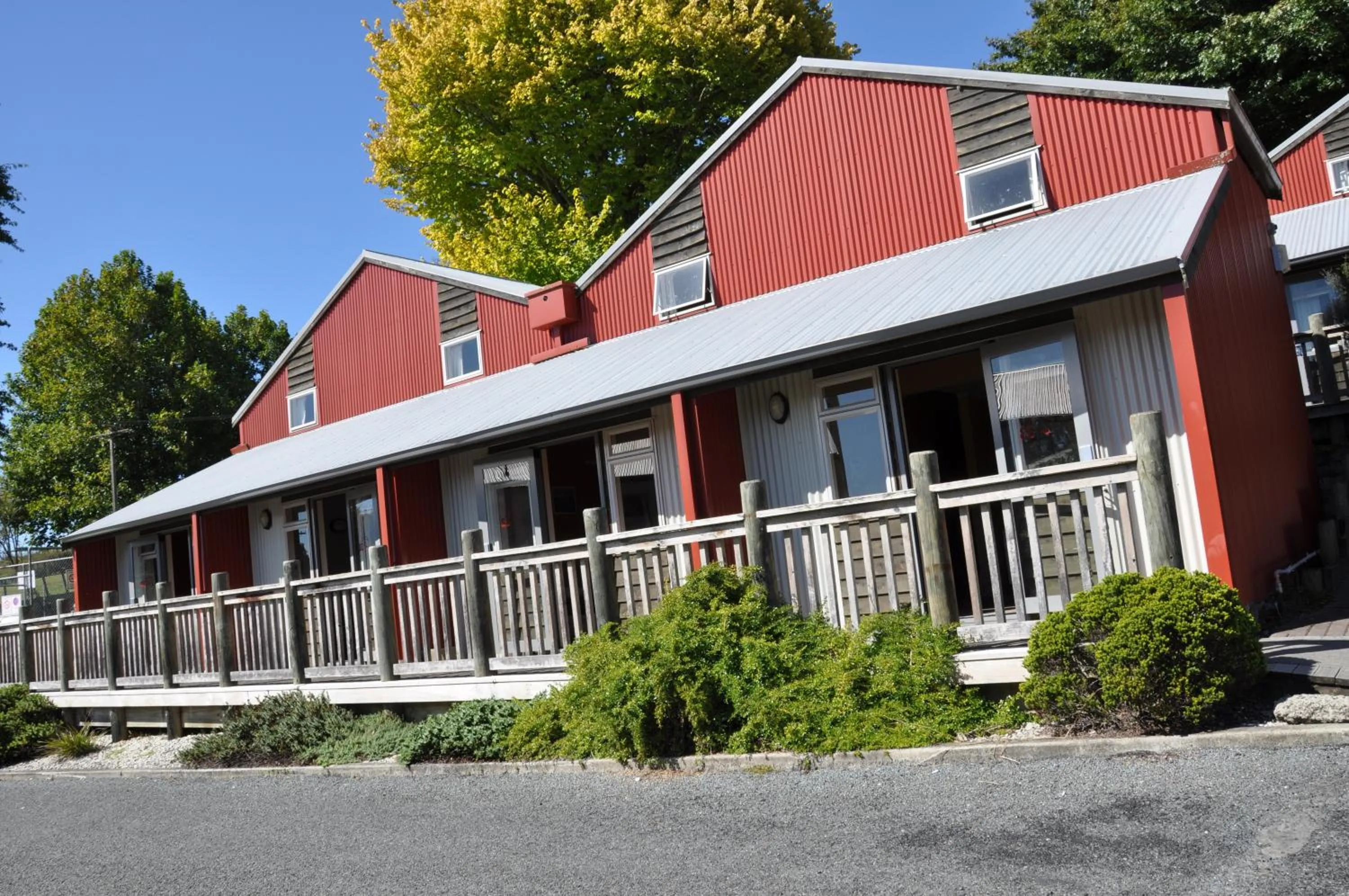 Property building in Waitomo Village Chalets home of Kiwipaka