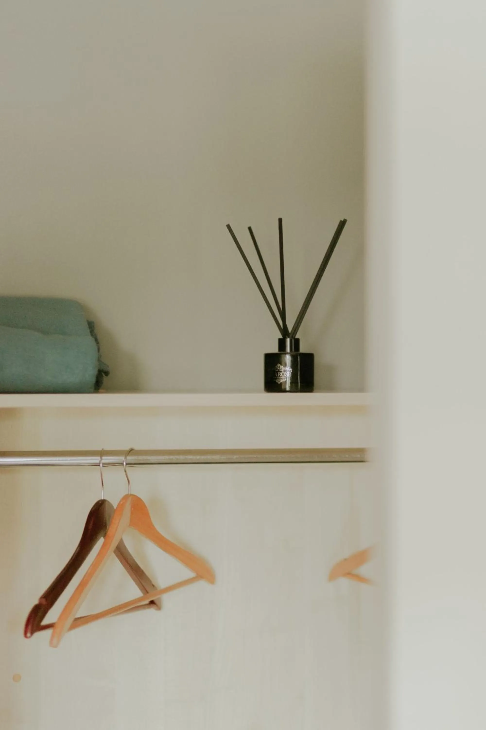 wardrobe in Waitomo Village Chalets home of Kiwipaka