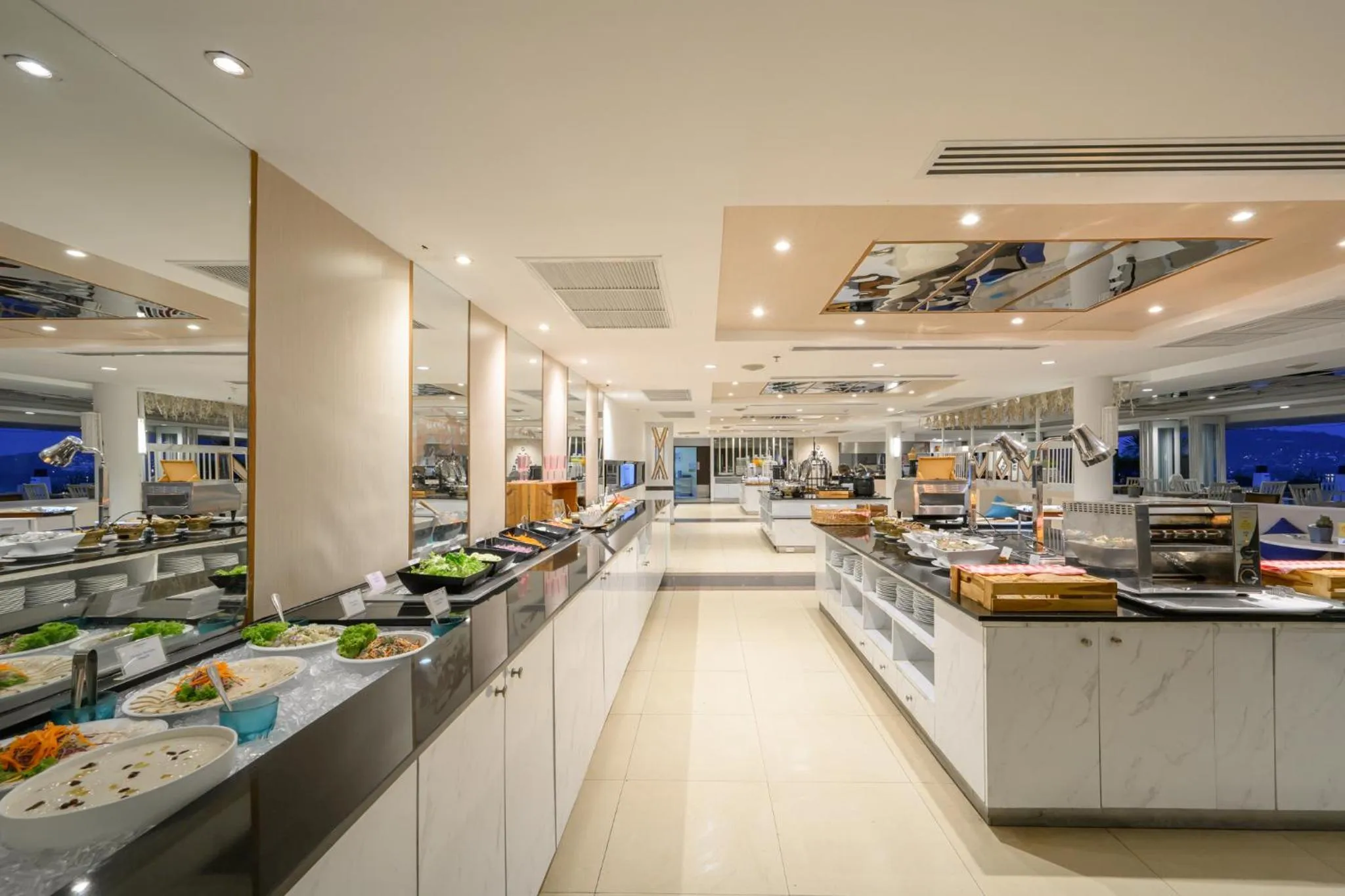 Buffet breakfast in Andamantra Resort and Villa Phuket