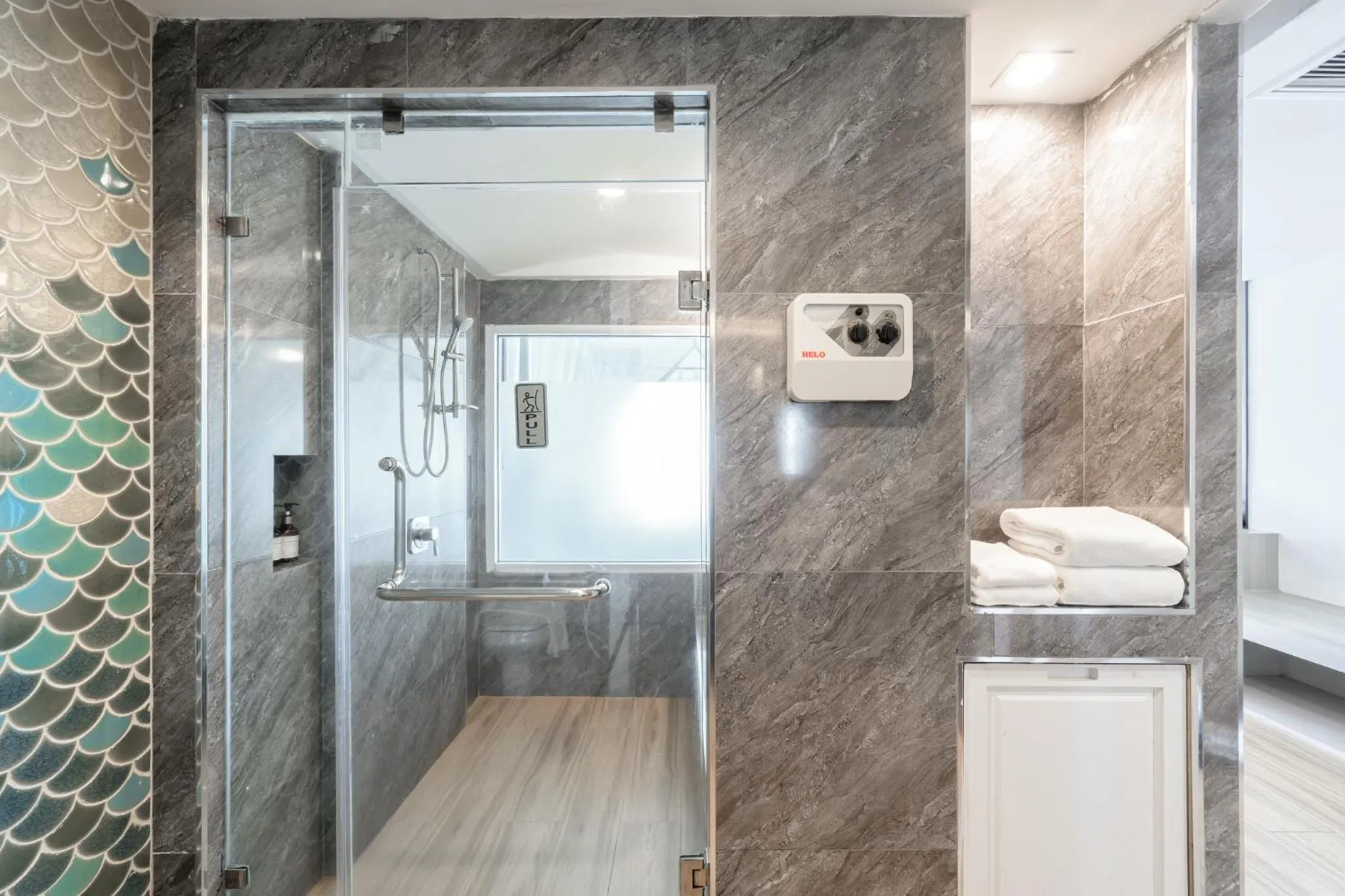 Shower in Andamantra Resort and Villa Phuket