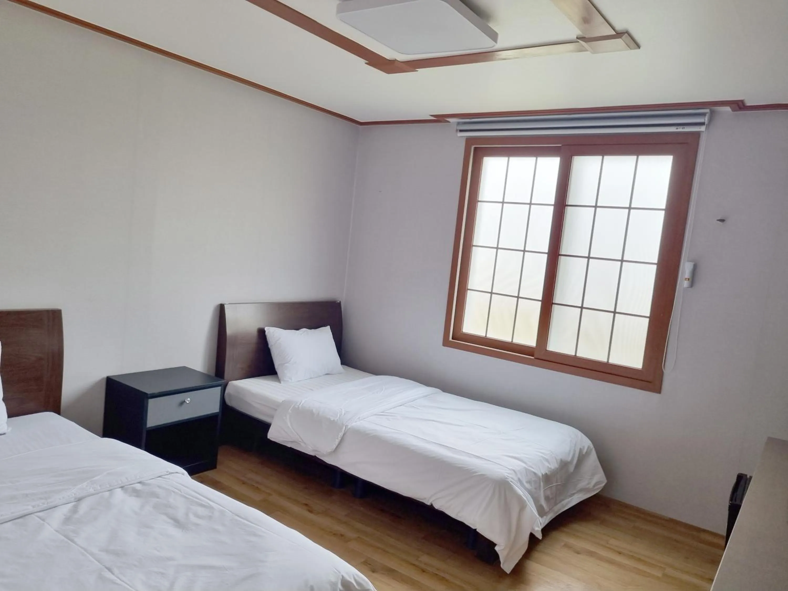 Bed in Charlie Hotel Jeju