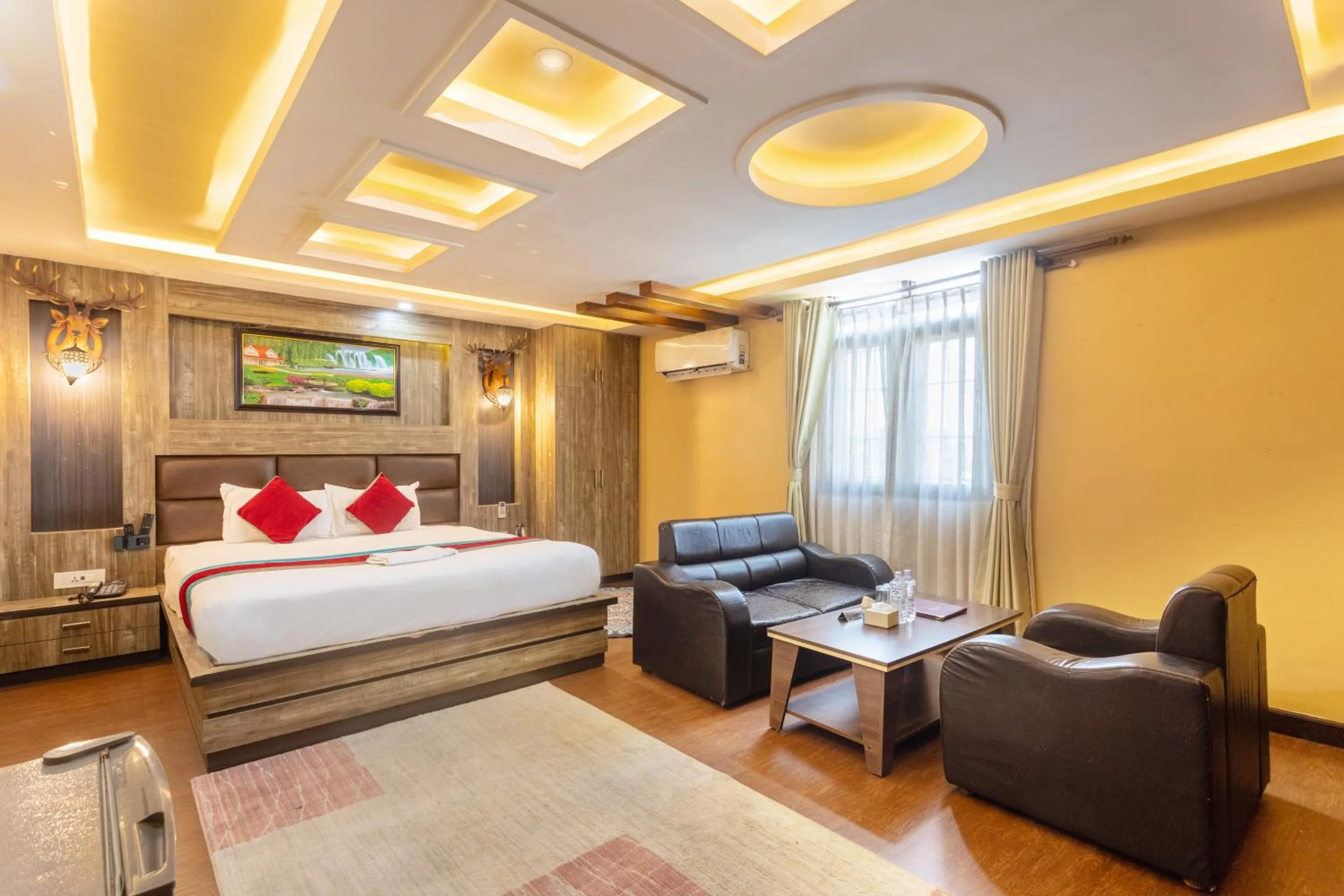 Photo of the whole room, Bed in Hotel Airport Deepshree