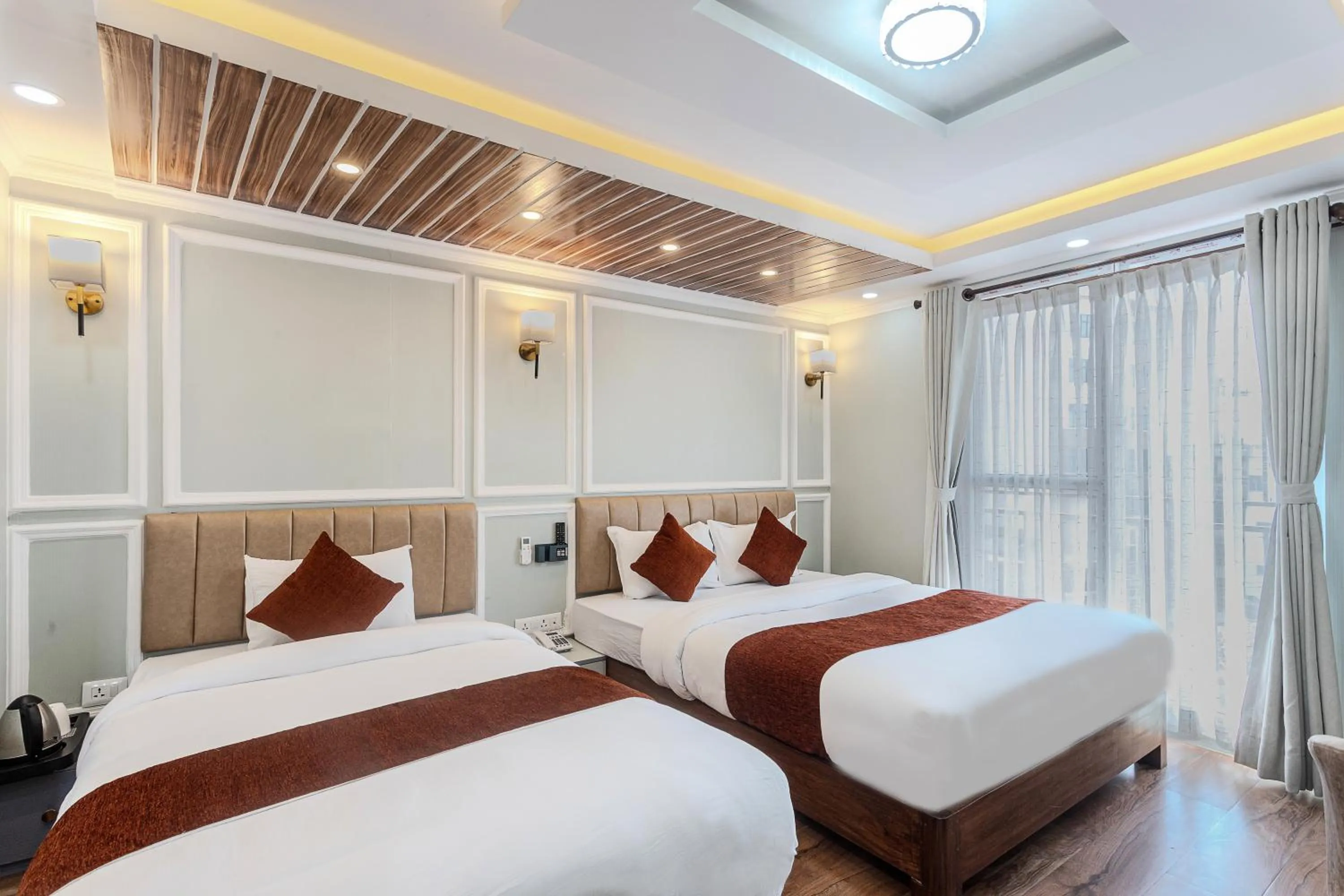 Bed in Hotel Airport Deepshree