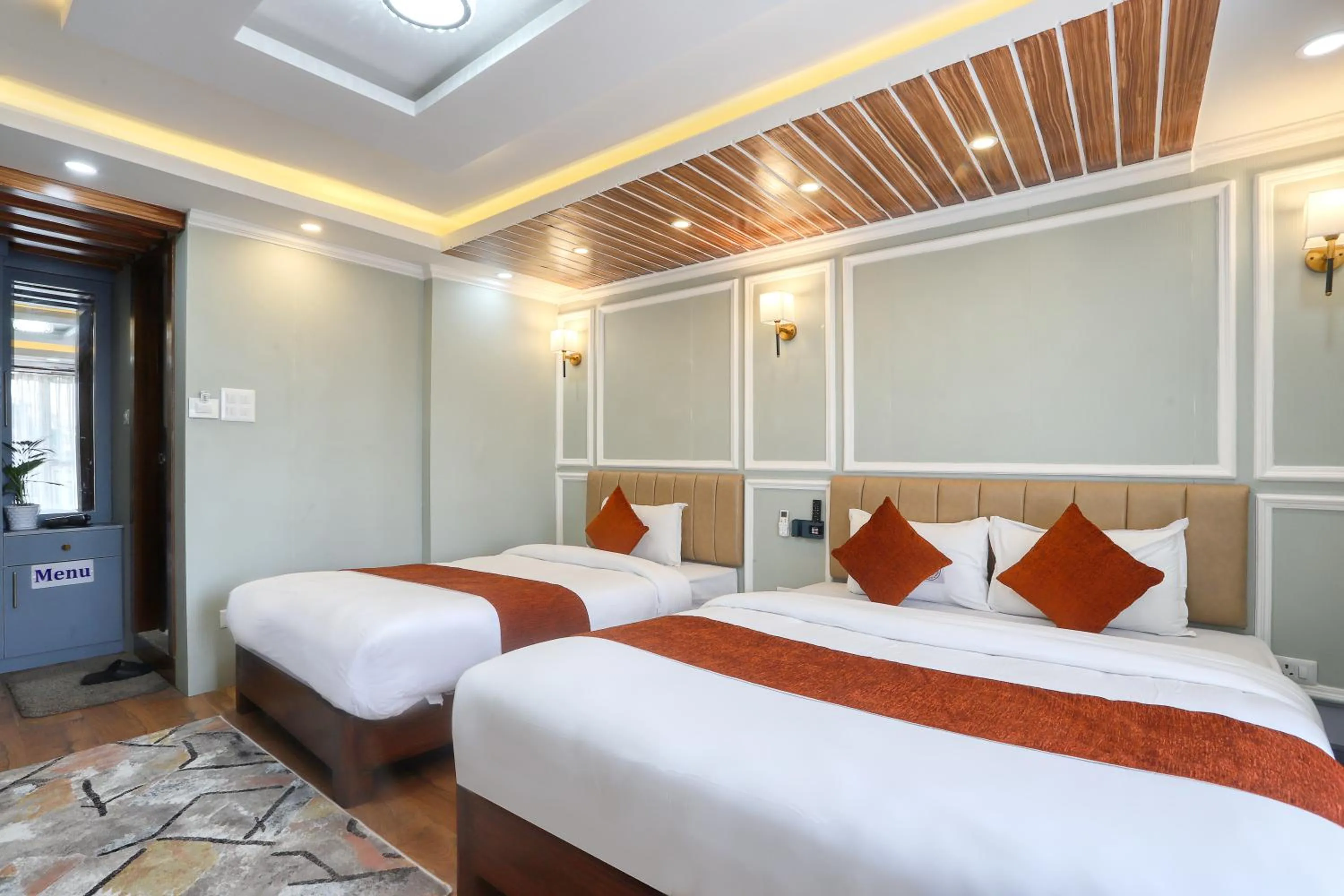 Photo of the whole room, Bed in Hotel Airport Deepshree